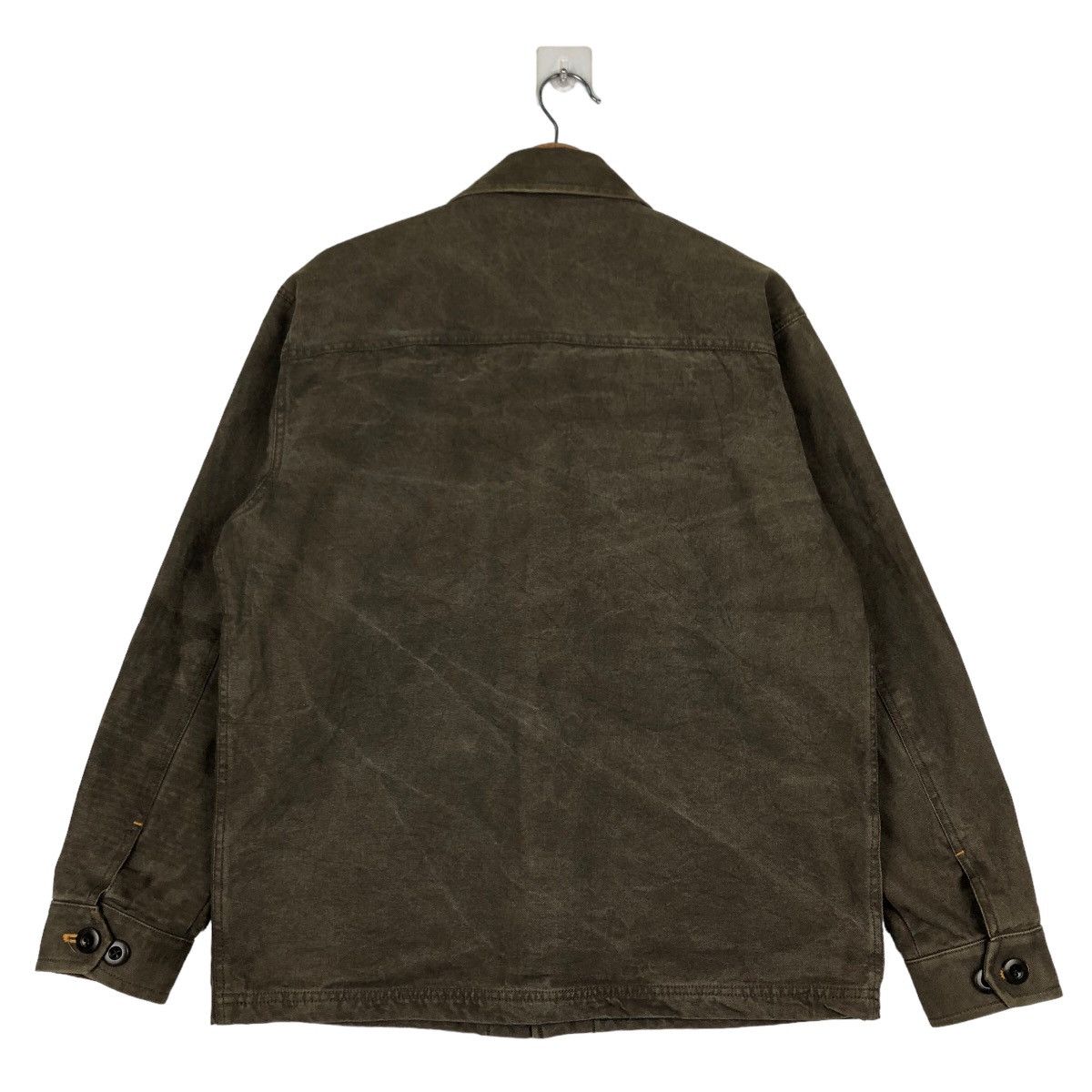 Japanese Brand 🔥90’s HIKORY CHORE JACKET WORK REASON BY ISSEY MIYAKE Size US M / EU 48-50 / 2 - 7 Thumbnail