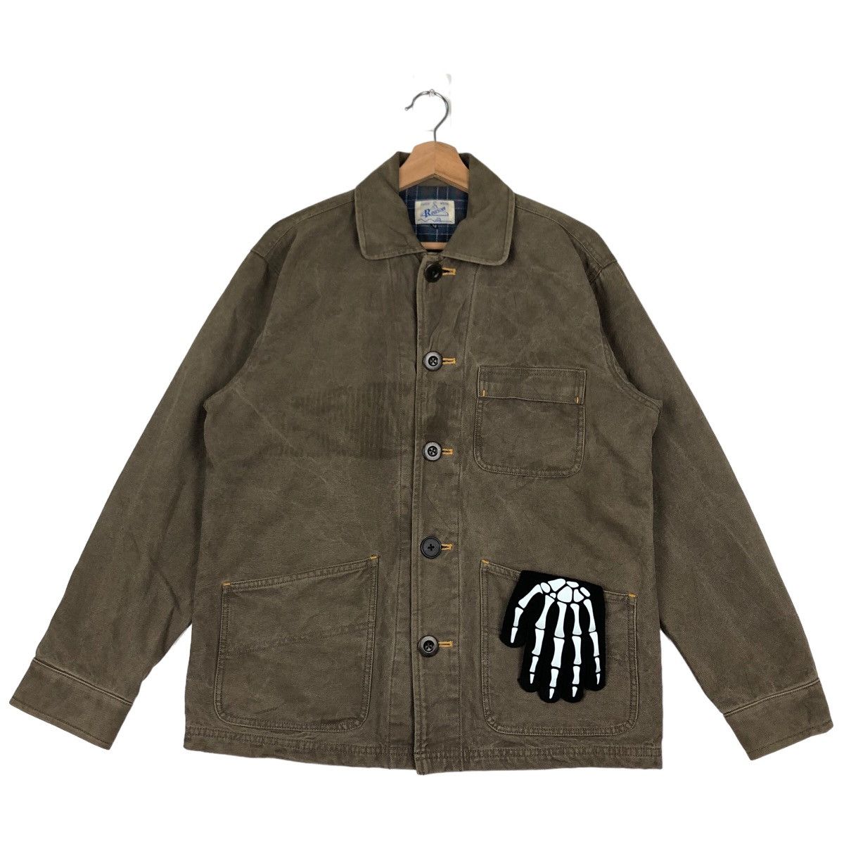 Japanese Brand 🔥90’s HIKORY CHORE JACKET WORK REASON BY ISSEY MIYAKE Size US M / EU 48-50 / 2 - 1 Thumbnail