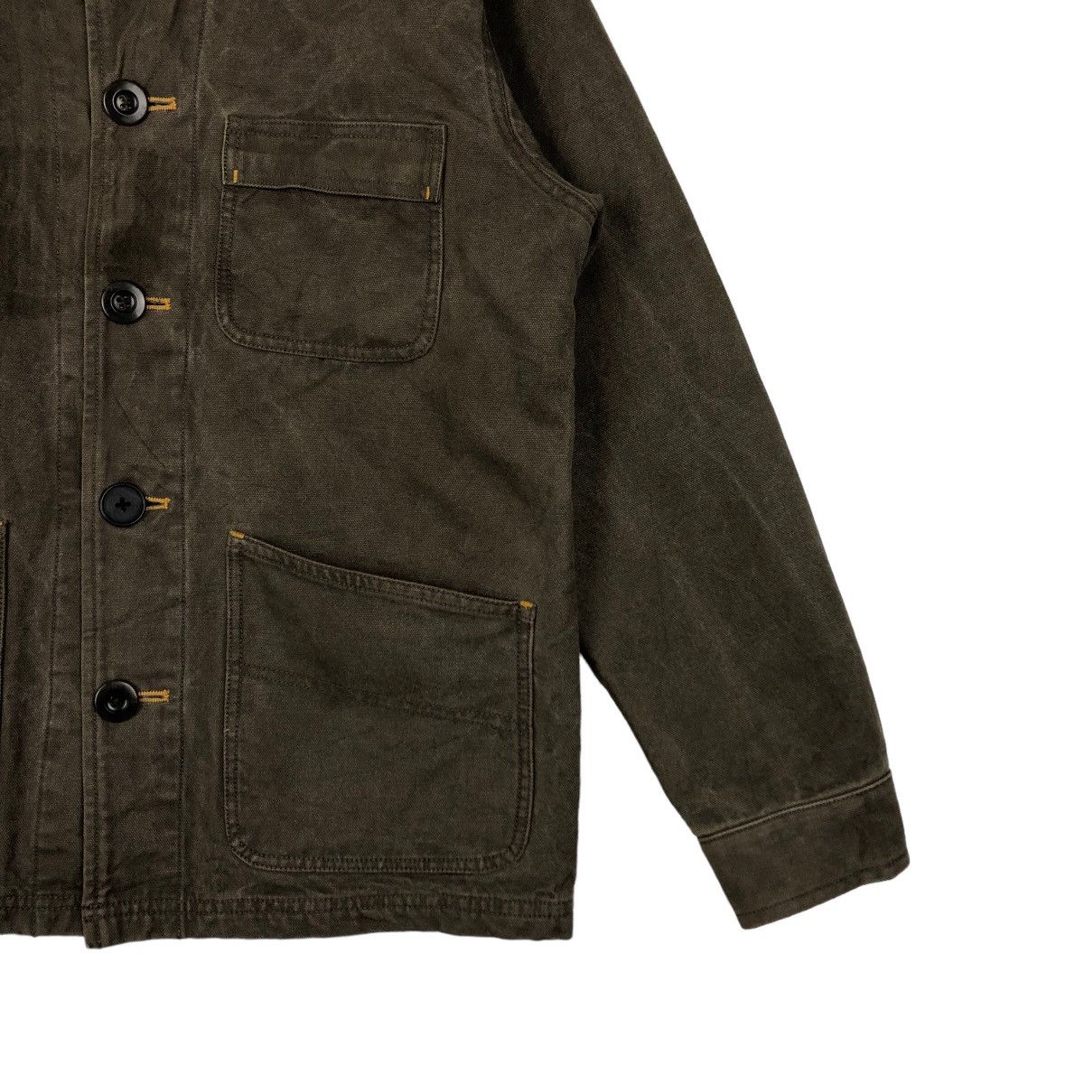 Japanese Brand 🔥90’s HIKORY CHORE JACKET WORK REASON BY ISSEY MIYAKE Size US M / EU 48-50 / 2 - 4 Thumbnail