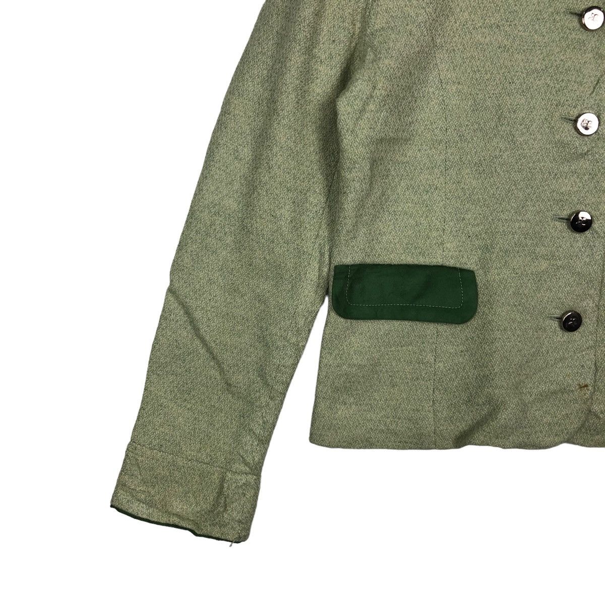 Japanese Brand 🔥TWEED JACKET CROPPED ISSEY MIYAKE BY COURREGES PARIS Size US M / EU 48-50 / 2 - 3 Thumbnail