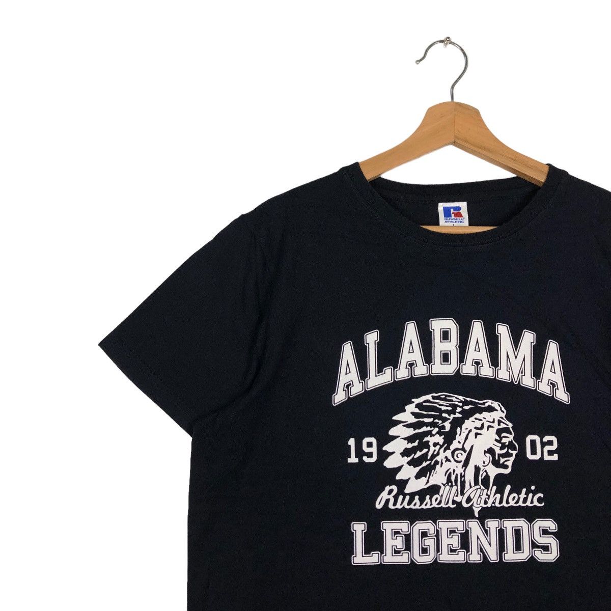 Japanese Brand 🔥90’s VINTAGE 1902 ALABAMA LEGENDS RUSSELL ATHLETIC TEE Size US L / EU 52-54 / 3 - 6 Thumbnail