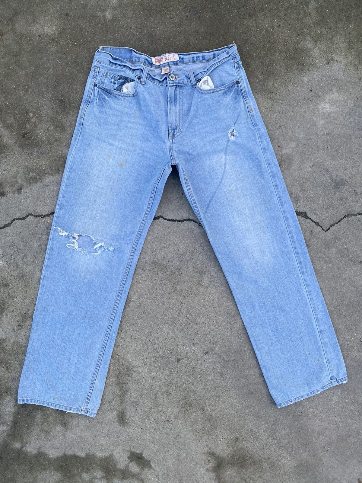 Vintage light wash denim