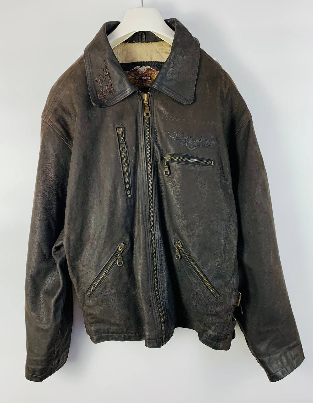 Harley Davidson Harley Davidson leather Jacket brown XXL Size US XXL / EU 58 / 5 - 1 Thumbnail