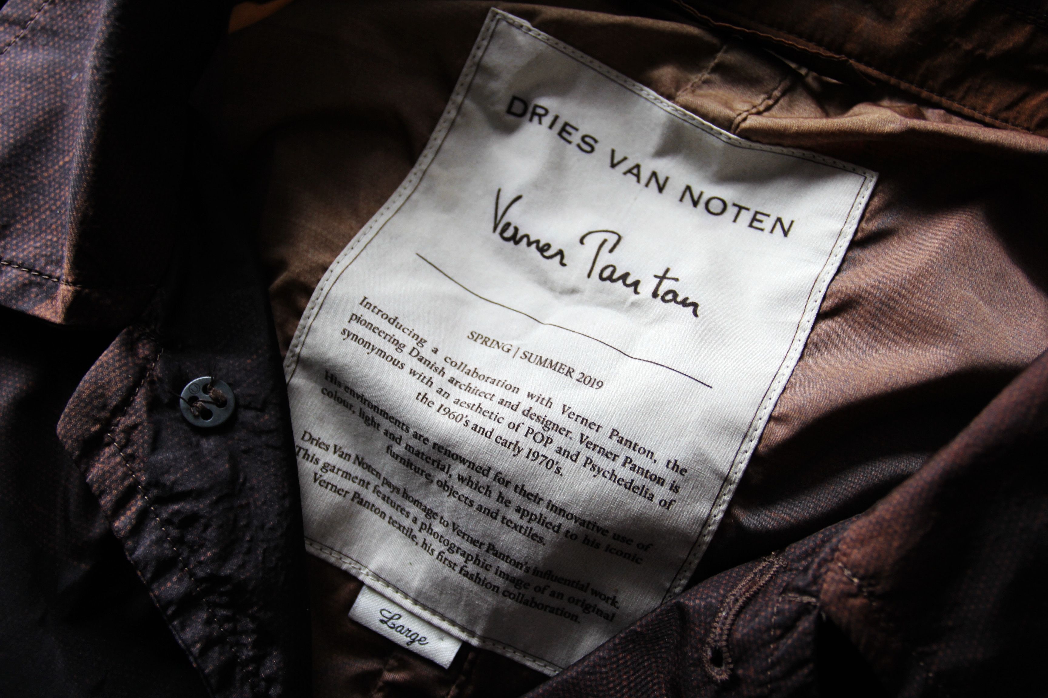Dries Van Noten SS19 DRIES VAN NOTEN x VERNER PANTON PRINTED JACKET L Size US L / EU 52-54 / 3 - 7 Thumbnail