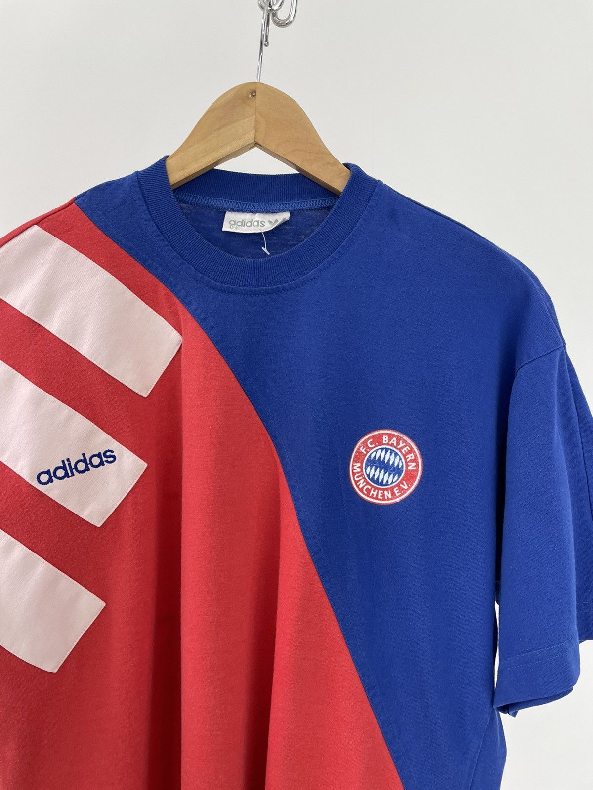 Adidas Vintage 90s Adidas Bayern Munchen T-Shirt Size US M / EU 48-50 / 2 - 4 Thumbnail