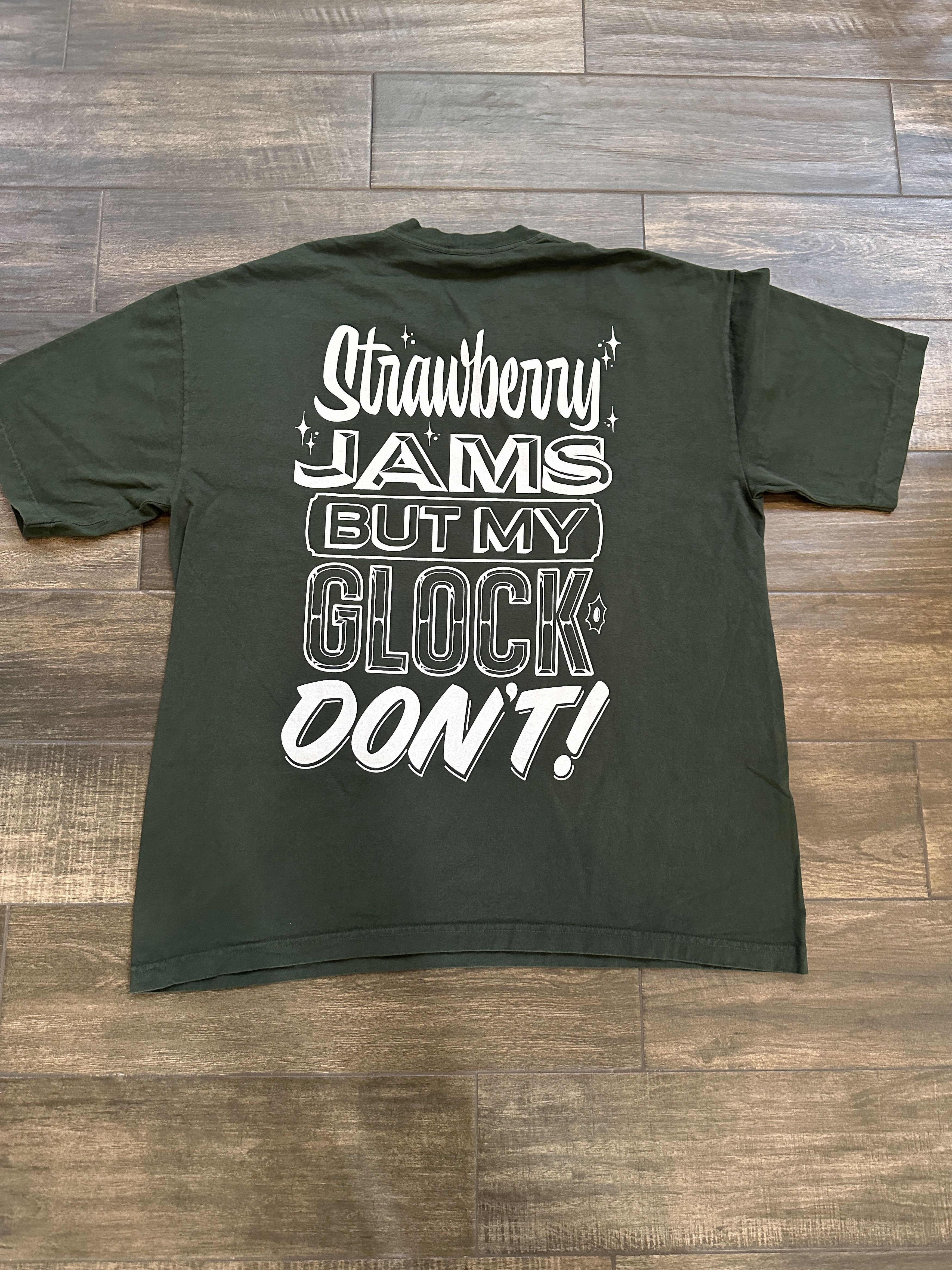 Kai Kai Strawberry Jams But My Glock Don't Tee Forest Rcade Grailed