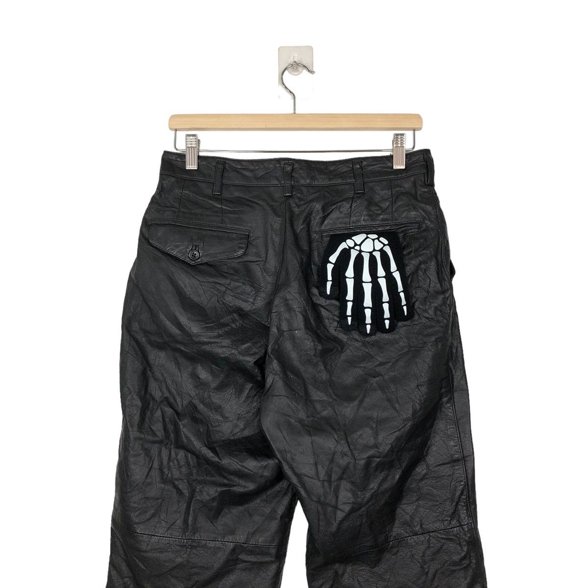 Genuine Leather 🔥RARE SOFT LEATHER PANTS JAPAN INSPIRE RICK OWENS Size US 30 / EU 46 - 8 Thumbnail