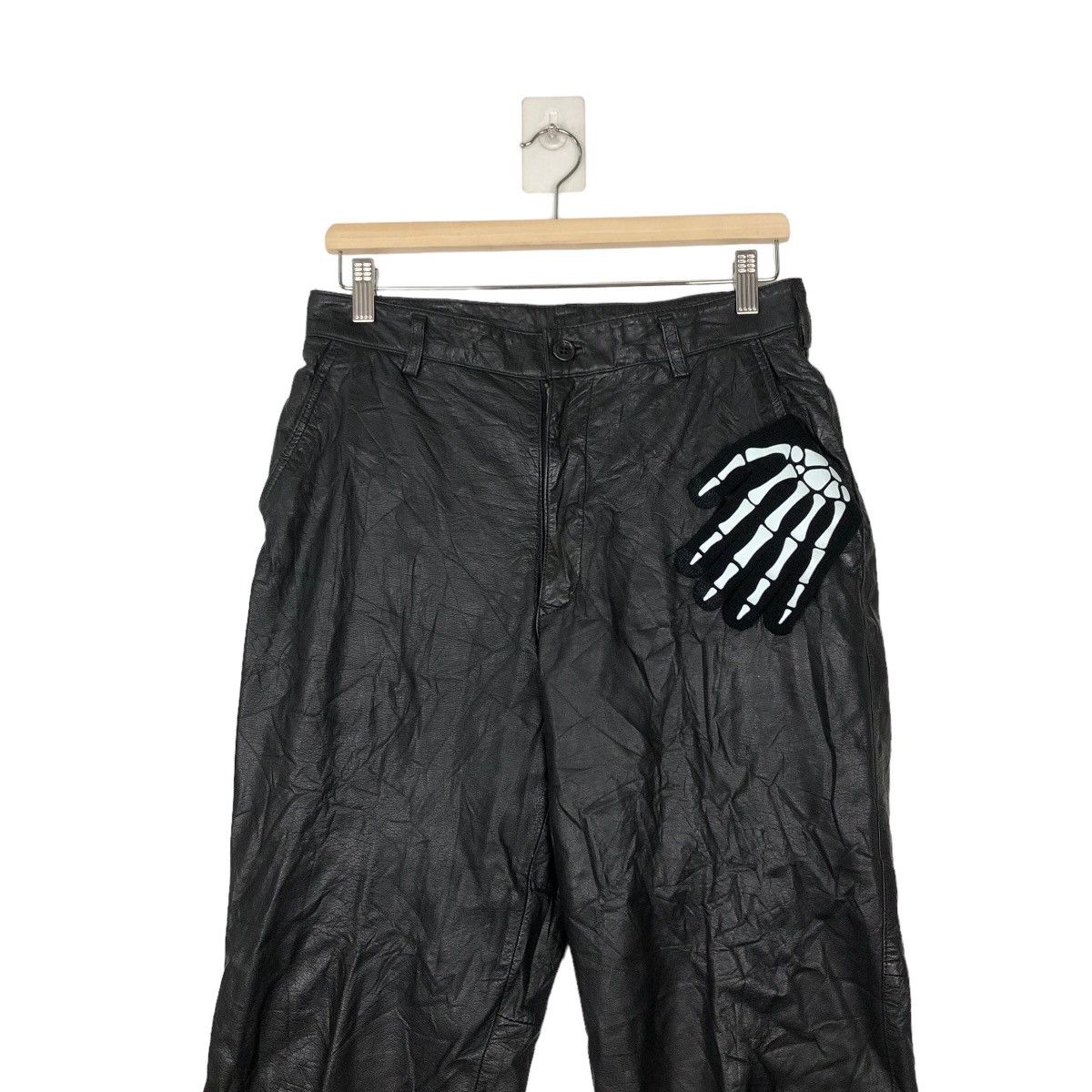 Genuine Leather 🔥RARE SOFT LEATHER PANTS JAPAN INSPIRE RICK OWENS Size US 30 / EU 46 - 2 Thumbnail