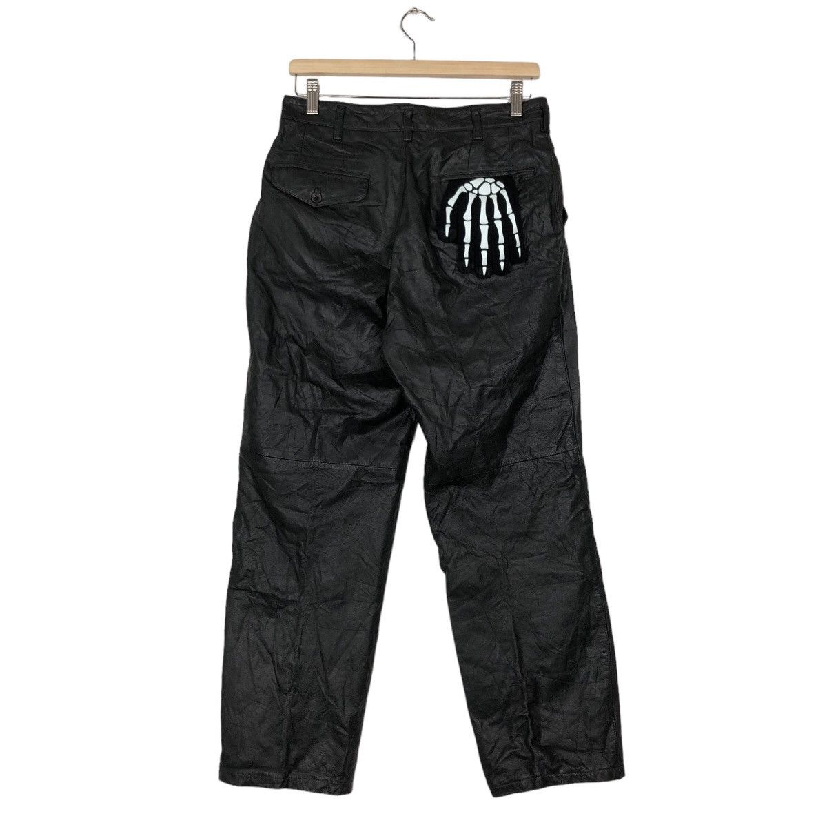 Genuine Leather 🔥RARE SOFT LEATHER PANTS JAPAN INSPIRE RICK OWENS Size US 30 / EU 46 - 7 Thumbnail