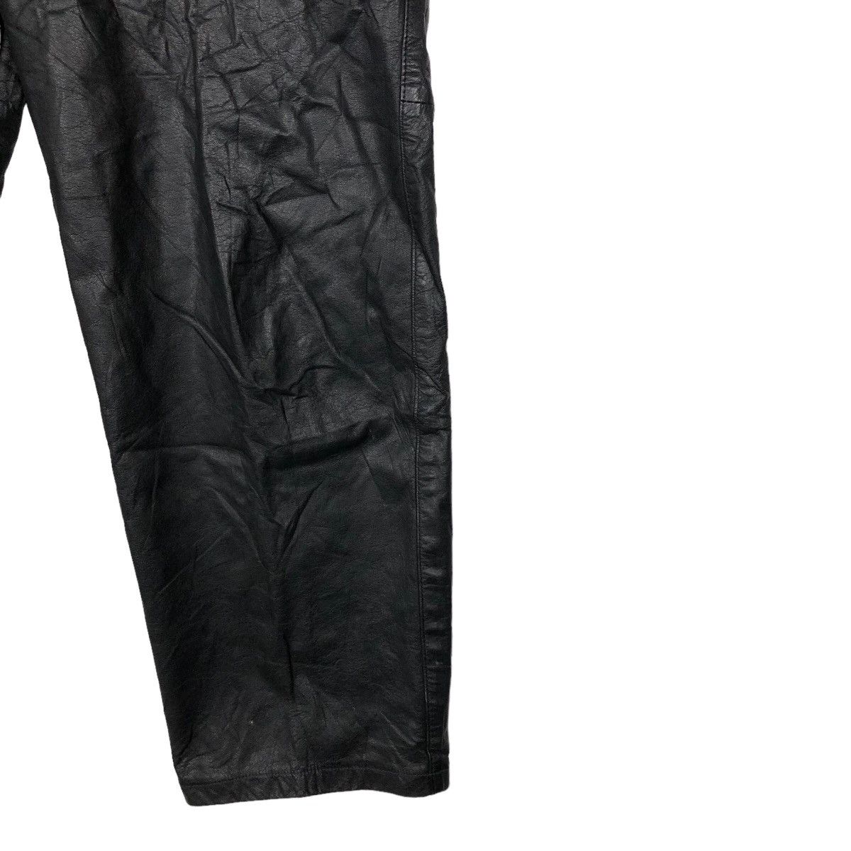 Genuine Leather 🔥RARE SOFT LEATHER PANTS JAPAN INSPIRE RICK OWENS Size US 30 / EU 46 - 4 Thumbnail