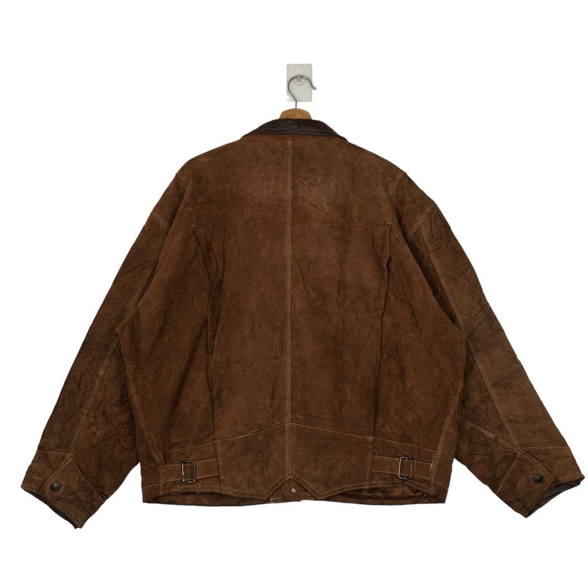 Issey Miyake 🔥VINTAGE LEATHER BOMBER JACKET CARGO CHEVIOT JAPAN Size US M / EU 48-50 / 2 - 7 Thumbnail