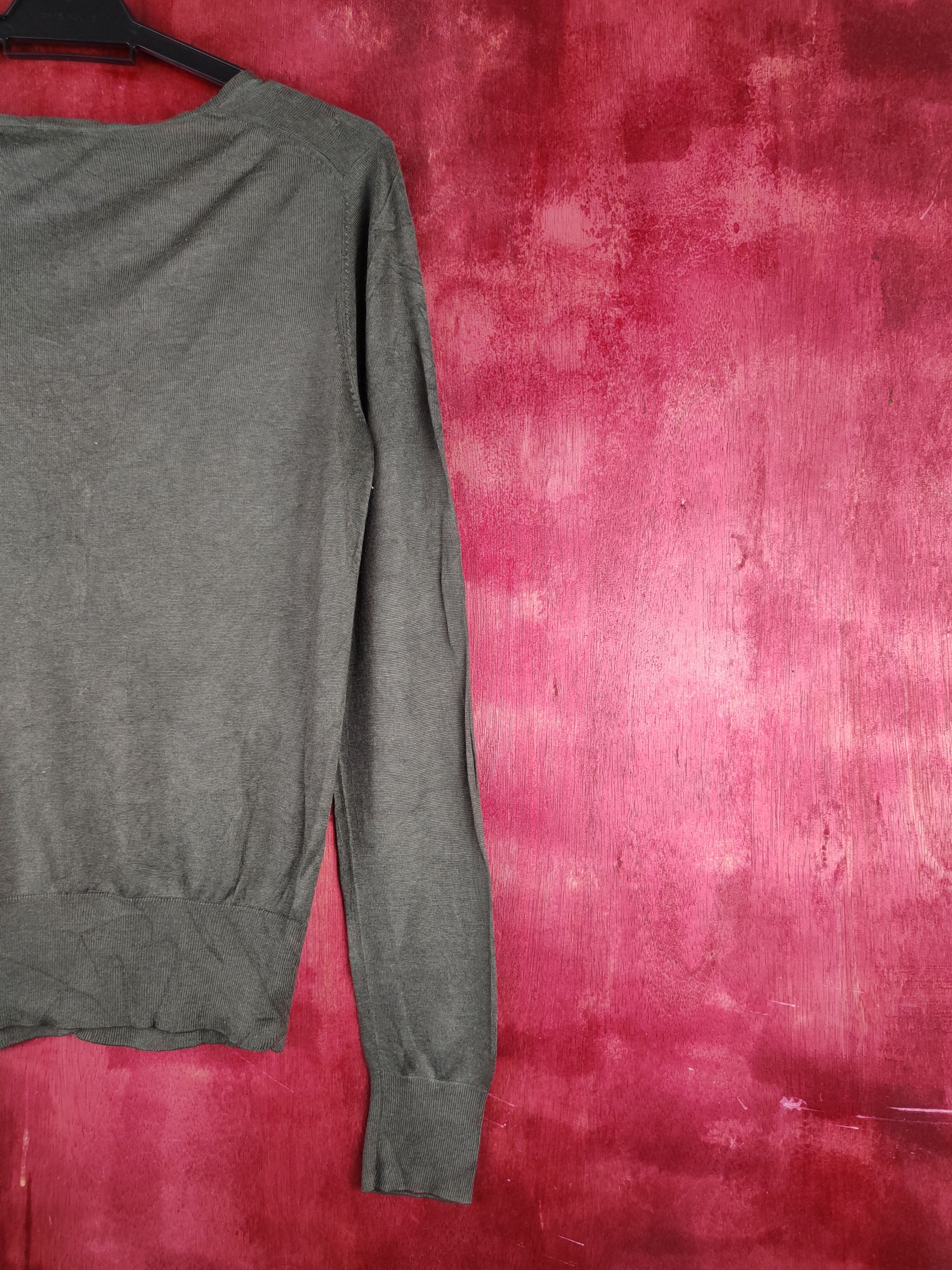 Japanese Brand × Uniqlo Uniqlo Dark Olive Knitwear Cardigan #S1121 Size M / US 6-8 / IT 42-44 - 9 Thumbnail