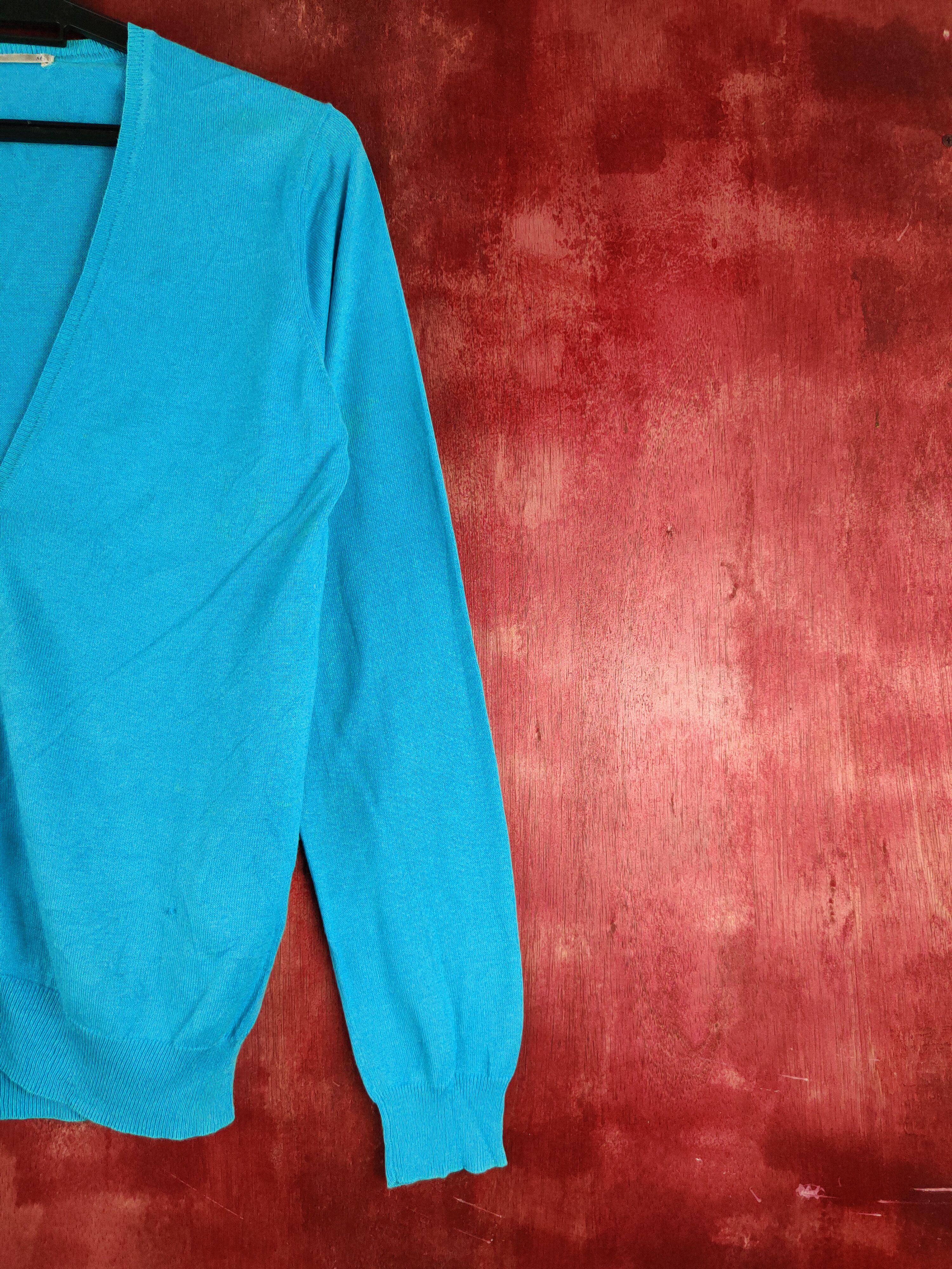 Japanese Brand × Uniqlo Uniqlo Light Blue Knitwear Cardigan #S1122 Size M / US 6-8 / IT 42-44 - 7 Thumbnail