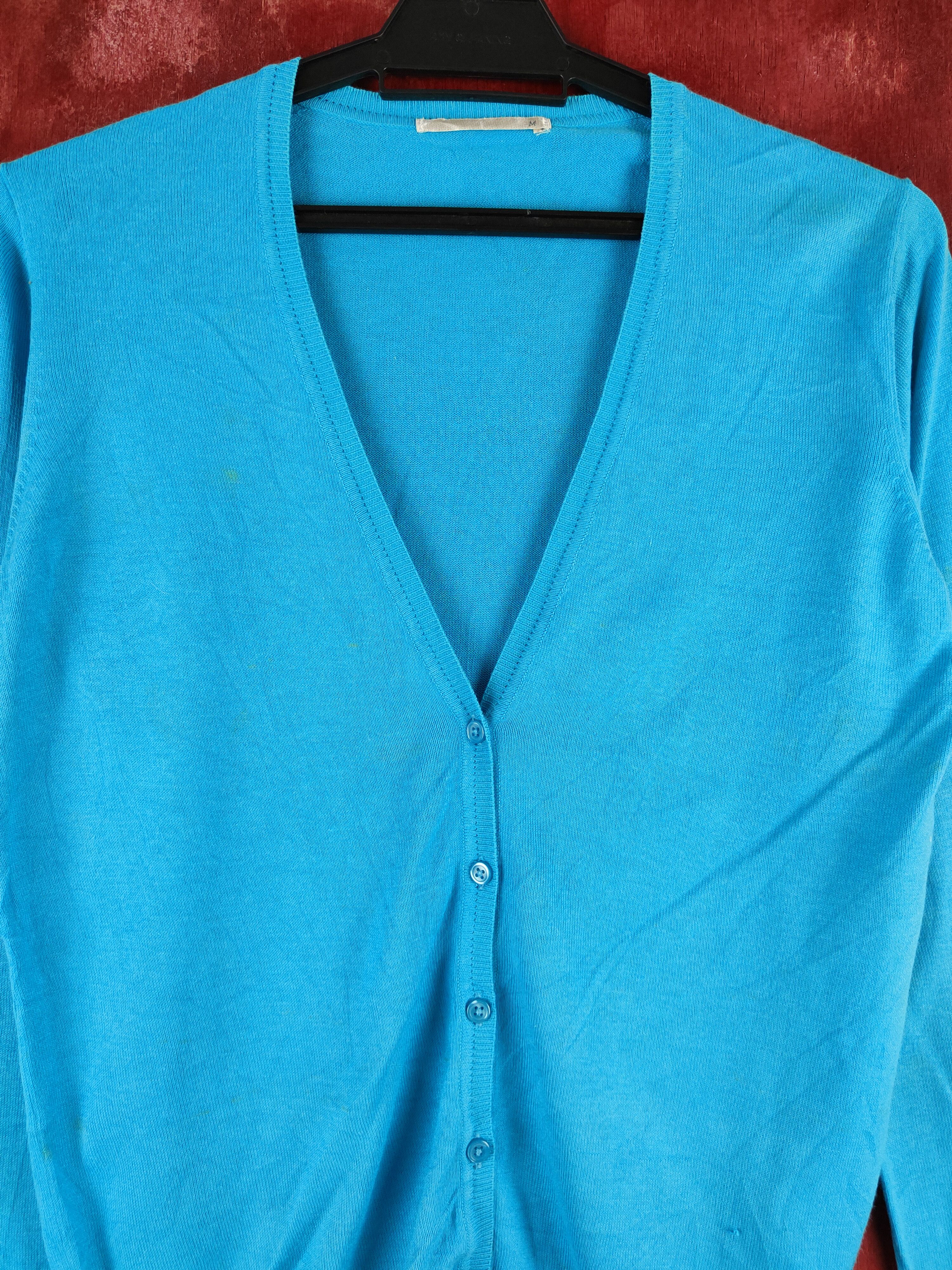 Japanese Brand × Uniqlo Uniqlo Light Blue Knitwear Cardigan #S1122 Size M / US 6-8 / IT 42-44 - 2 Thumbnail
