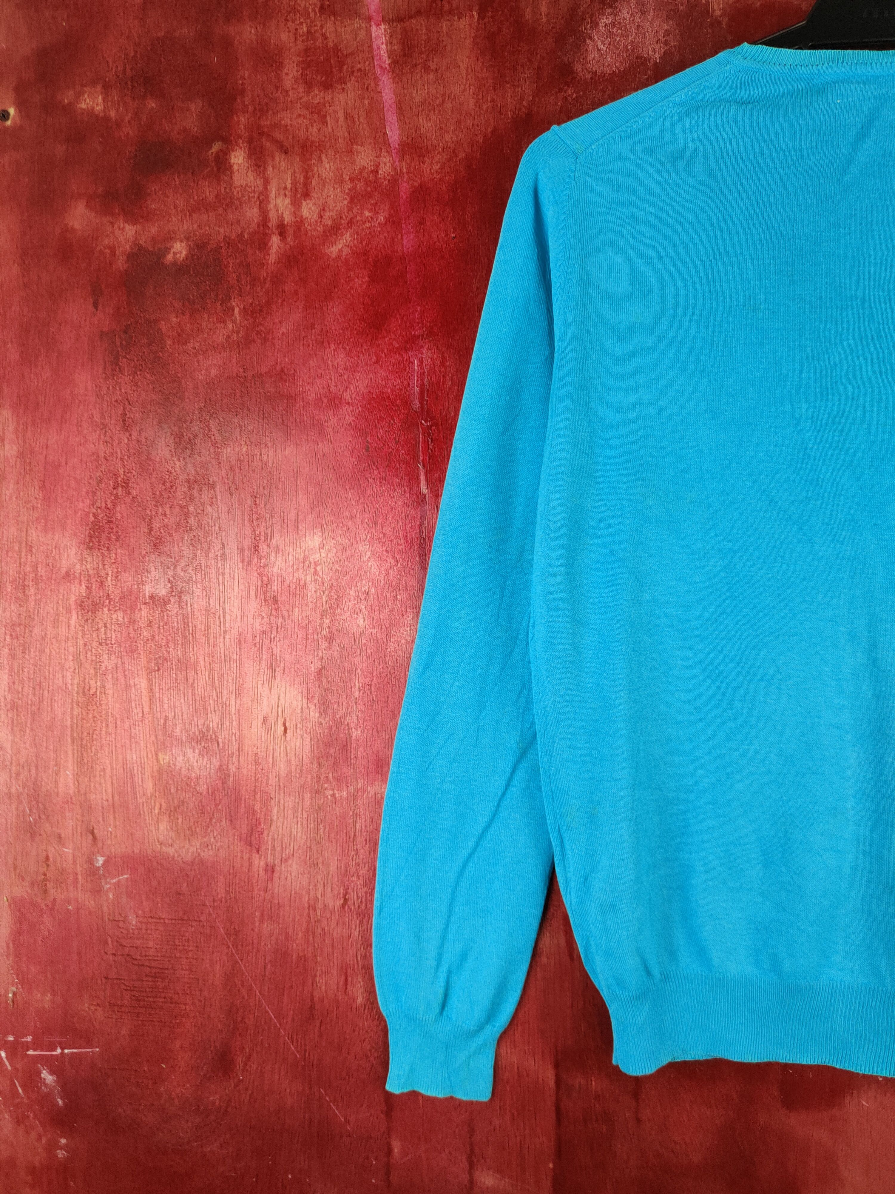 Japanese Brand × Uniqlo Uniqlo Light Blue Knitwear Cardigan #S1122 Size M / US 6-8 / IT 42-44 - 10 Thumbnail