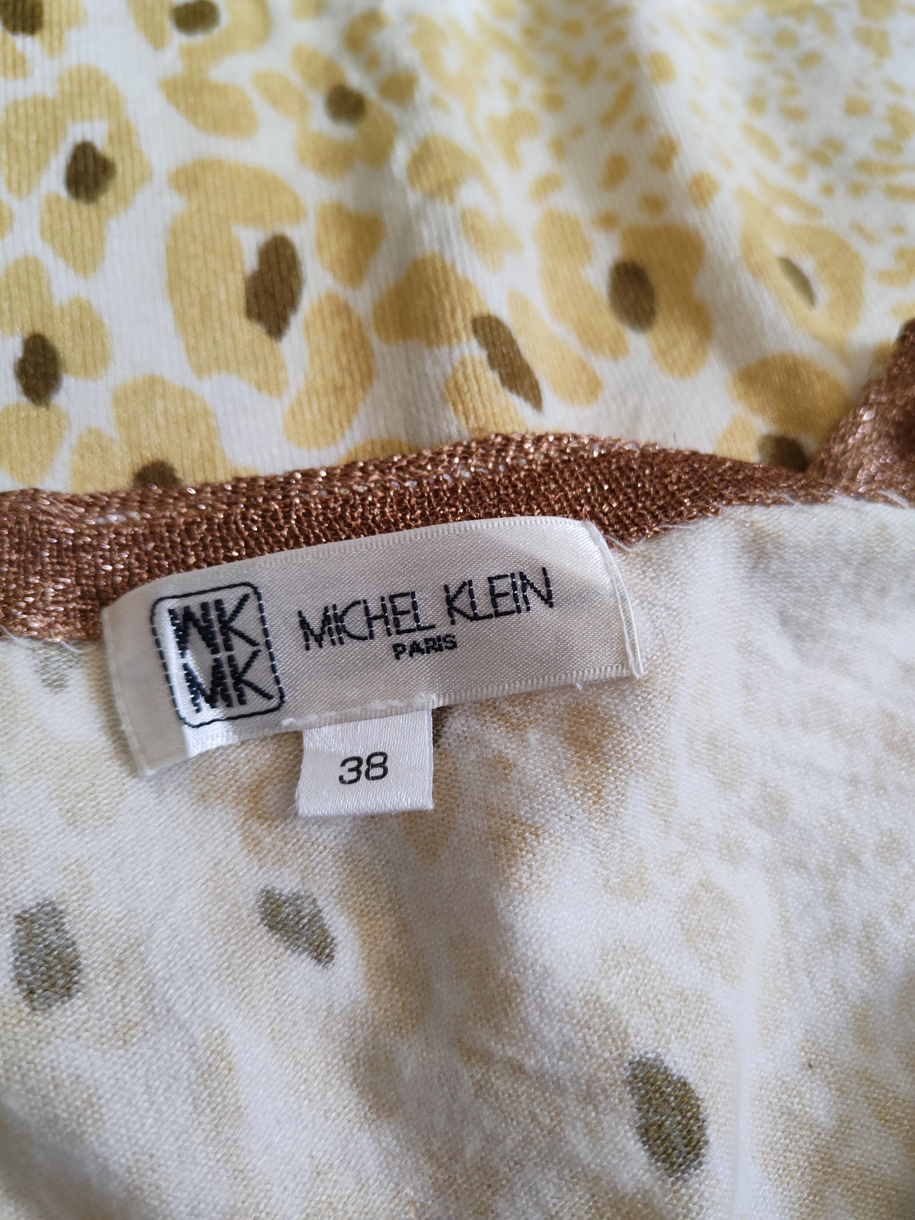 Japanese Brand × Michel Klein Michel Klein Mustard Knitwear Cardigan #S1124 Size S / US 4 / IT 40 - 11 Thumbnail