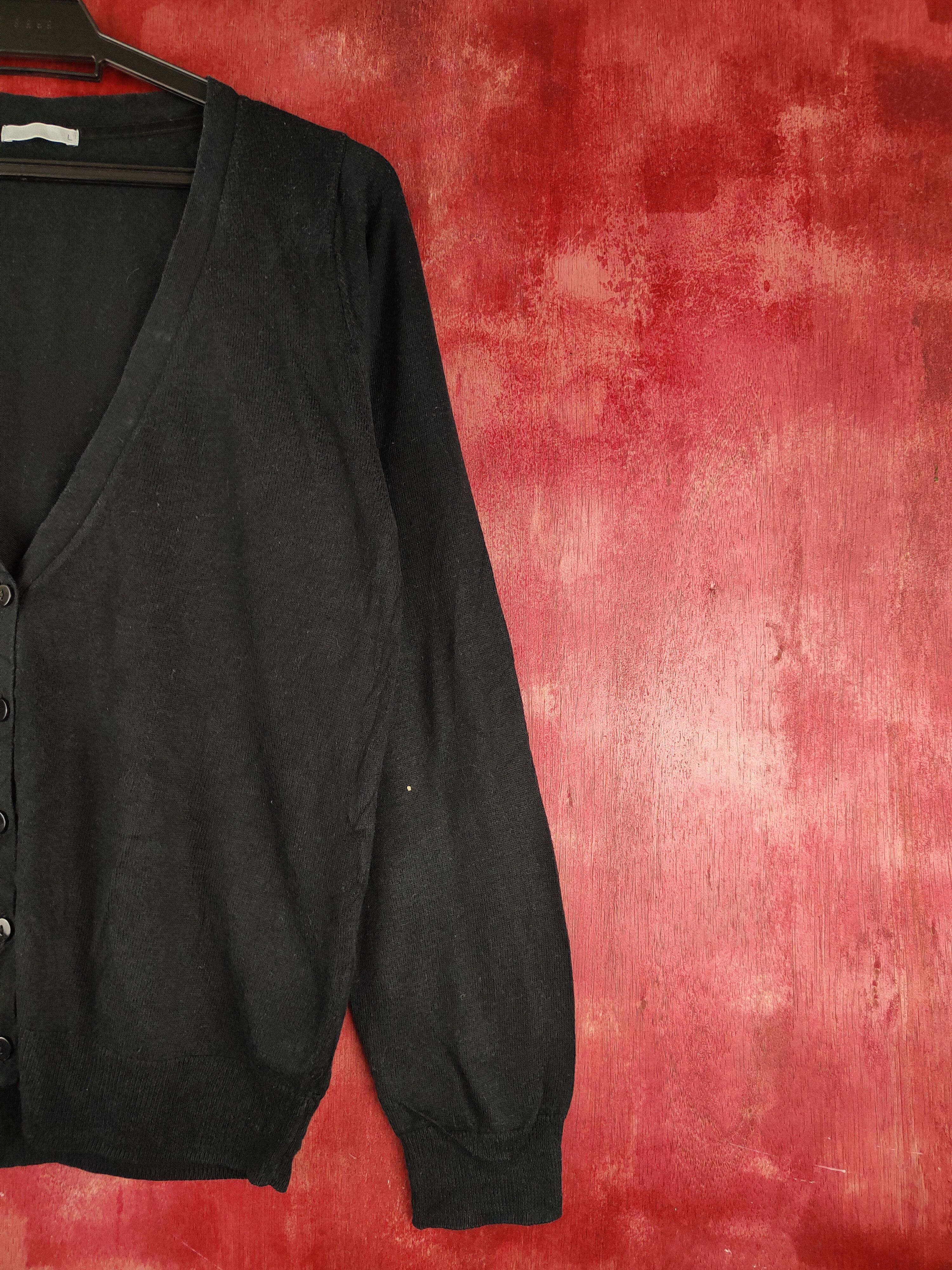 Japanese Brand Japanese Brand Black Knitwear Cardigan #S1131 Size L / US 10 / IT 46 - 5 Thumbnail