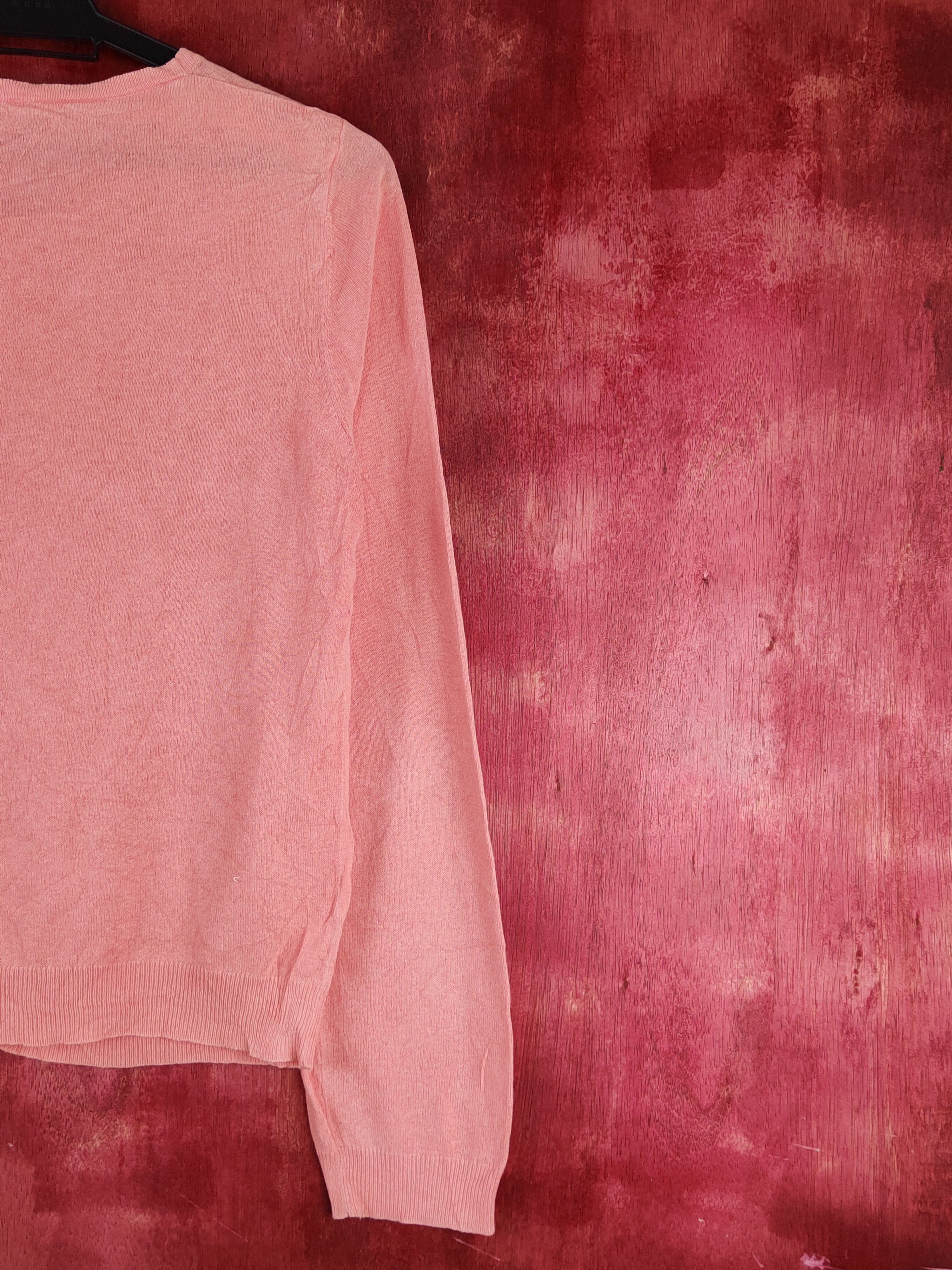 Japanese Brand Earth Music & Ecology Peach Knitwear Cardigan #S1132 Size M / US 6-8 / IT 42-44 - 9 Thumbnail