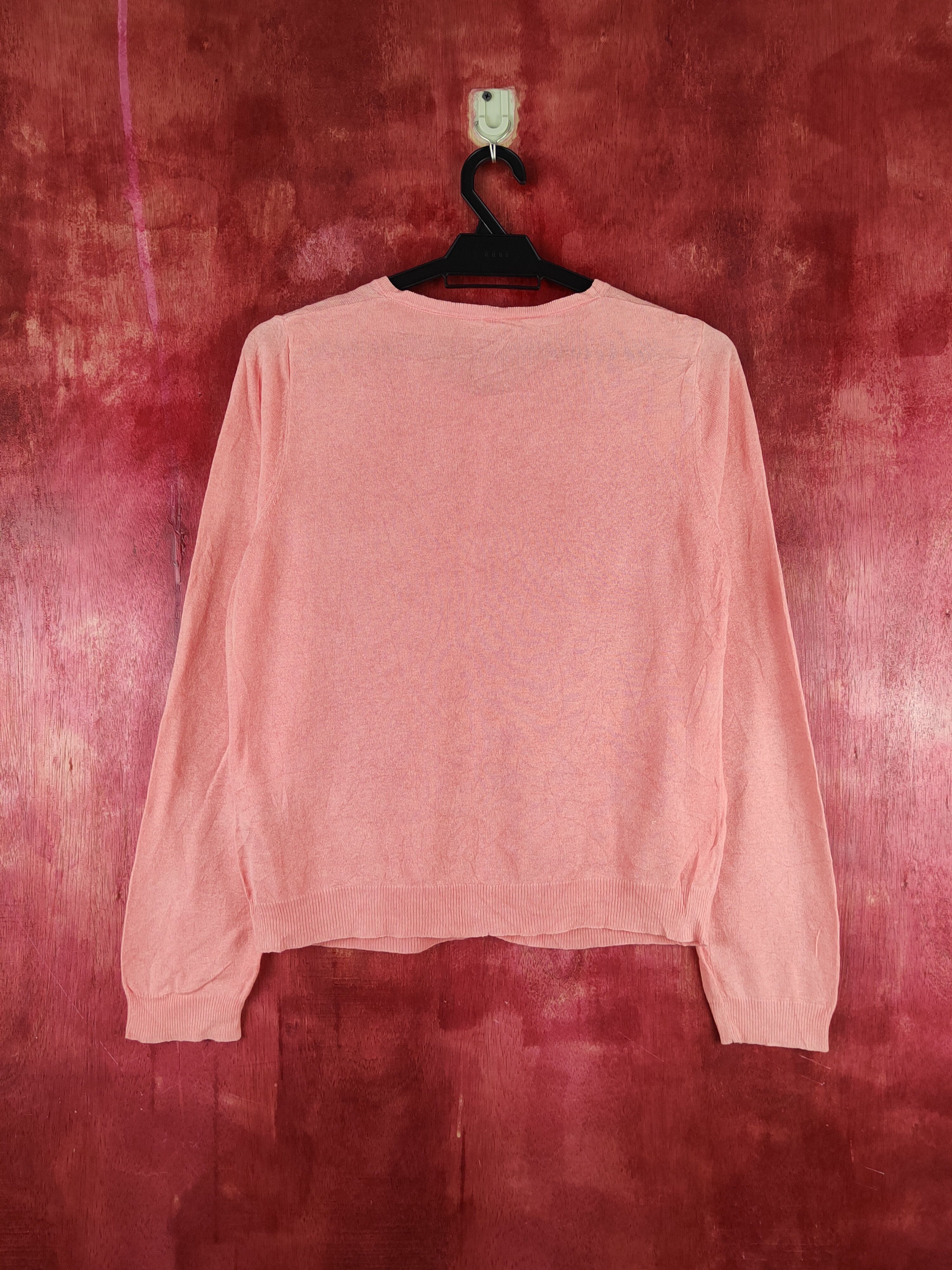 Japanese Brand Earth Music & Ecology Peach Knitwear Cardigan #S1132 Size M / US 6-8 / IT 42-44 - 7 Thumbnail