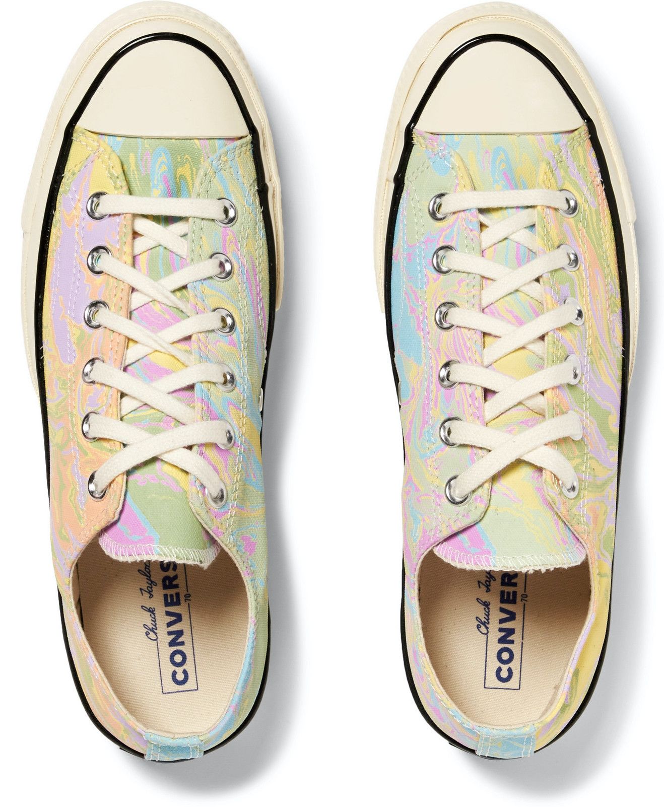 Converse RARE PASTEL PSYCHEDELIC MARBLE CHUCK TAYLOR CANVAS SNEAKERS Size US 12 / EU 45 - 12 Thumbnail