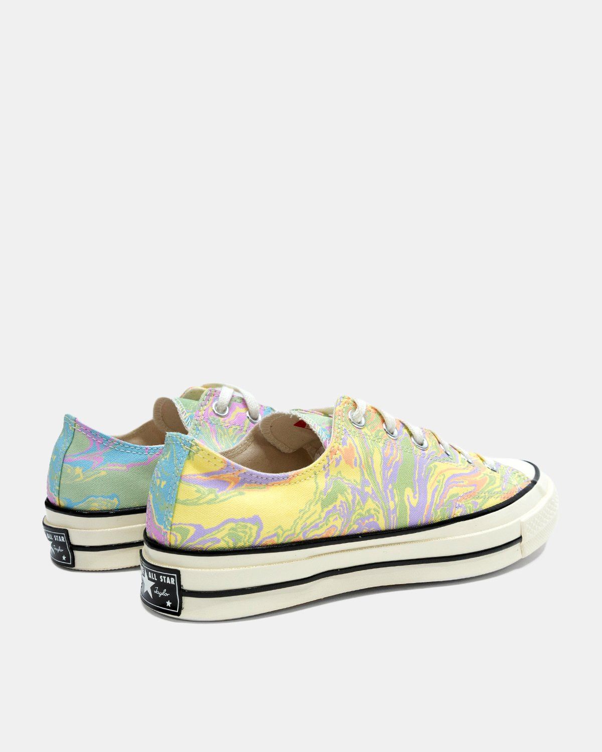 Converse RARE PASTEL PSYCHEDELIC MARBLE CHUCK TAYLOR CANVAS SNEAKERS Size US 12 / EU 45 - 13 Thumbnail