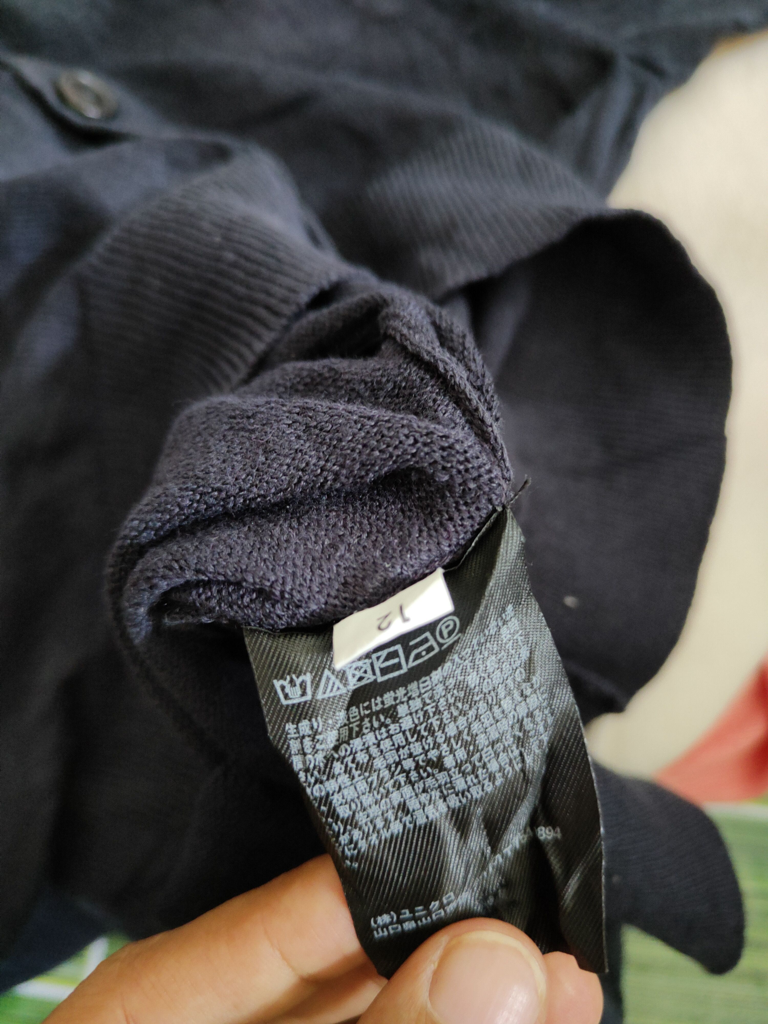 Japanese Brand × Uniqlo Uniqlo Navy Faded Knitwear Cardigan #S1134 Size US L / EU 52-54 / 3 - 10 Thumbnail