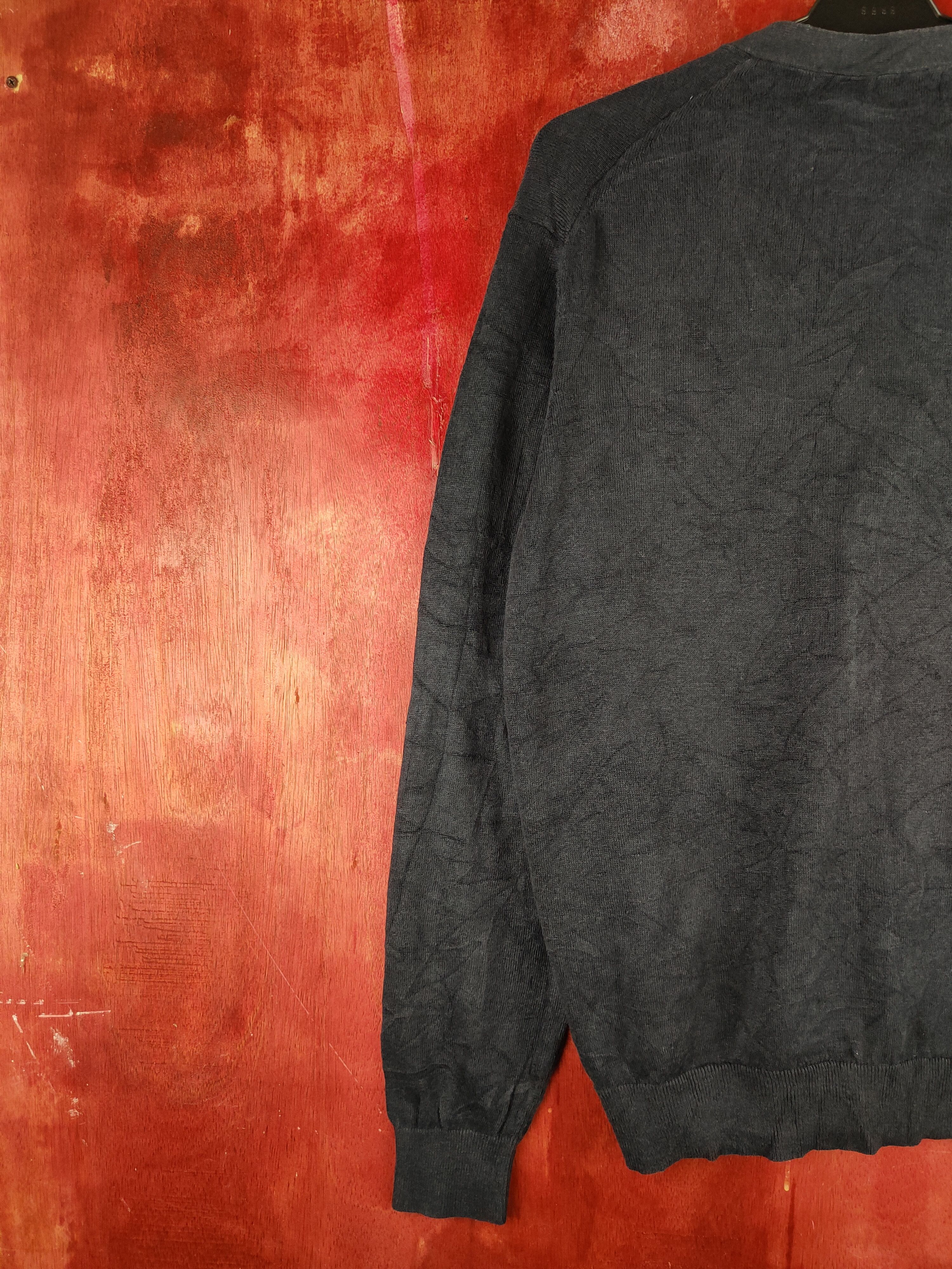 Japanese Brand × Uniqlo Uniqlo Navy Faded Knitwear Cardigan #S1134 Size US L / EU 52-54 / 3 - 8 Thumbnail