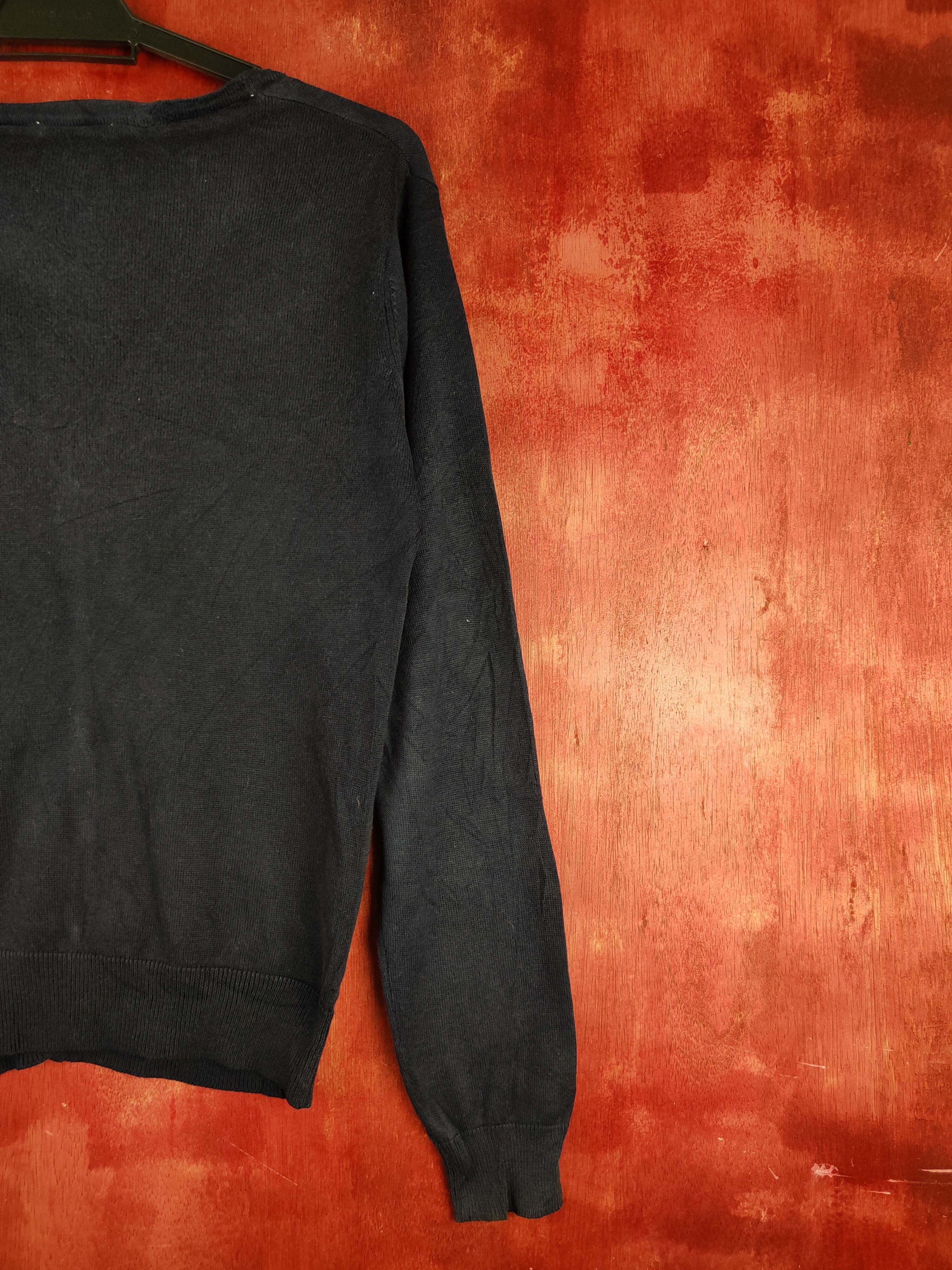 Japanese Brand Cinema Club Navy Blue Knitwear Cardigan #S1135 Size M / US 6-8 / IT 42-44 - 9 Thumbnail