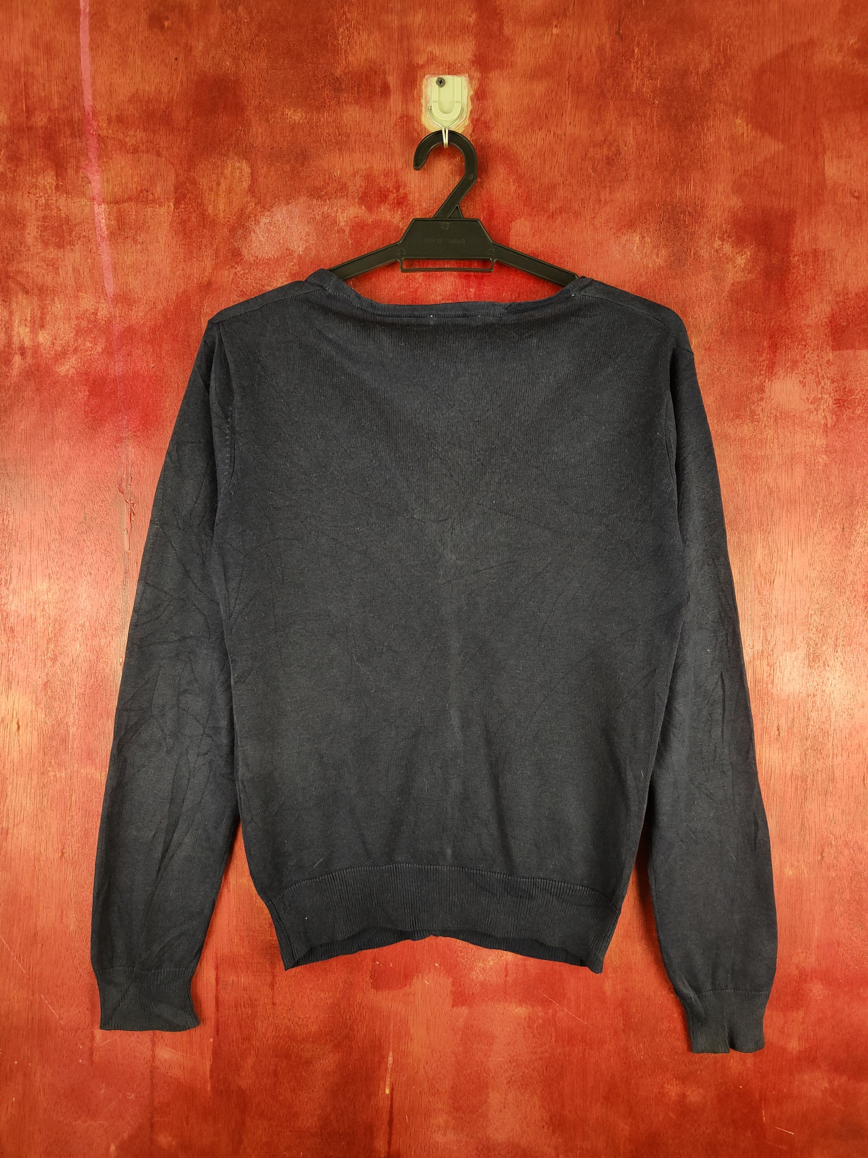 Japanese Brand Cinema Club Navy Blue Knitwear Cardigan #S1135 Size M / US 6-8 / IT 42-44 - 7 Thumbnail