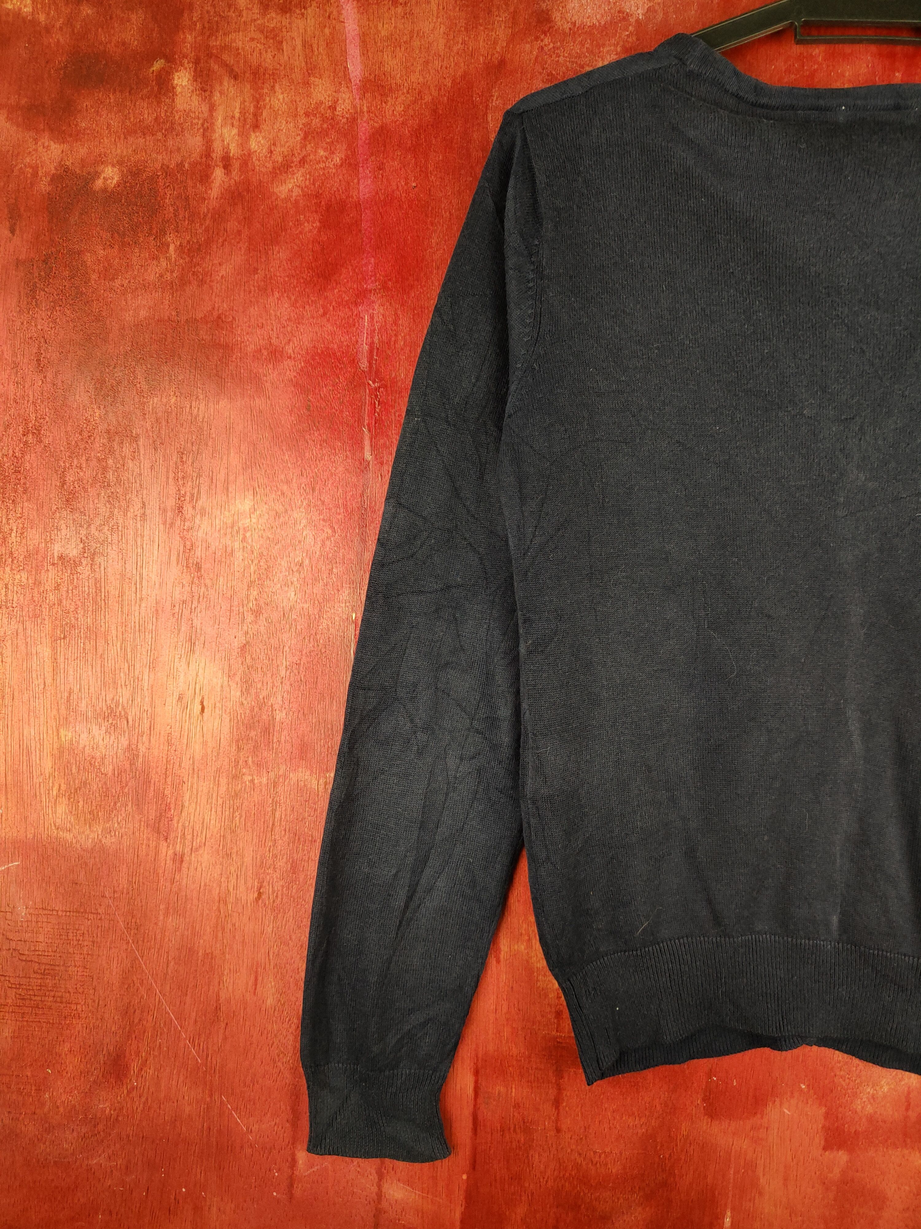 Japanese Brand Cinema Club Navy Blue Knitwear Cardigan #S1135 Size M / US 6-8 / IT 42-44 - 8 Thumbnail