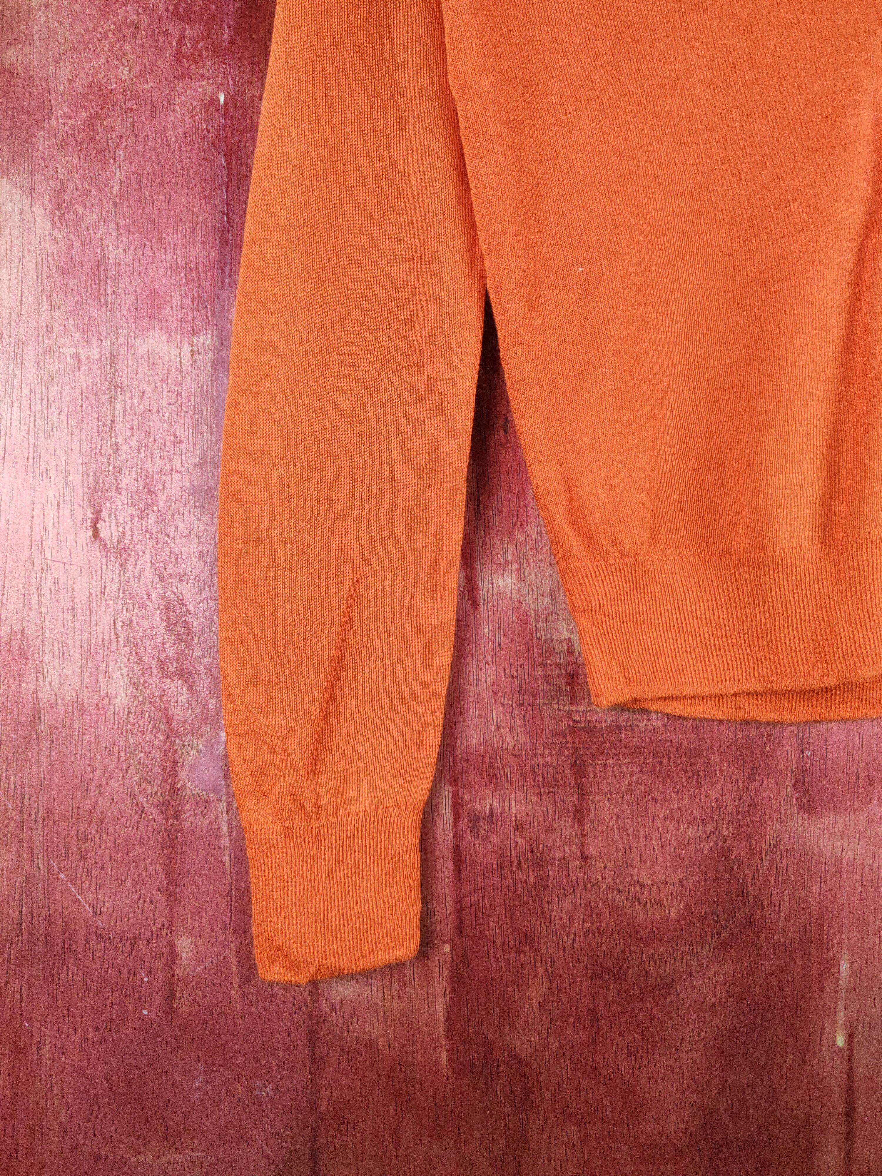 Japanese Brand Uniqlo Dark Orange Knitwear Cardigan #S1136 Size M / US 6-8 / IT 42-44 - 4 Thumbnail