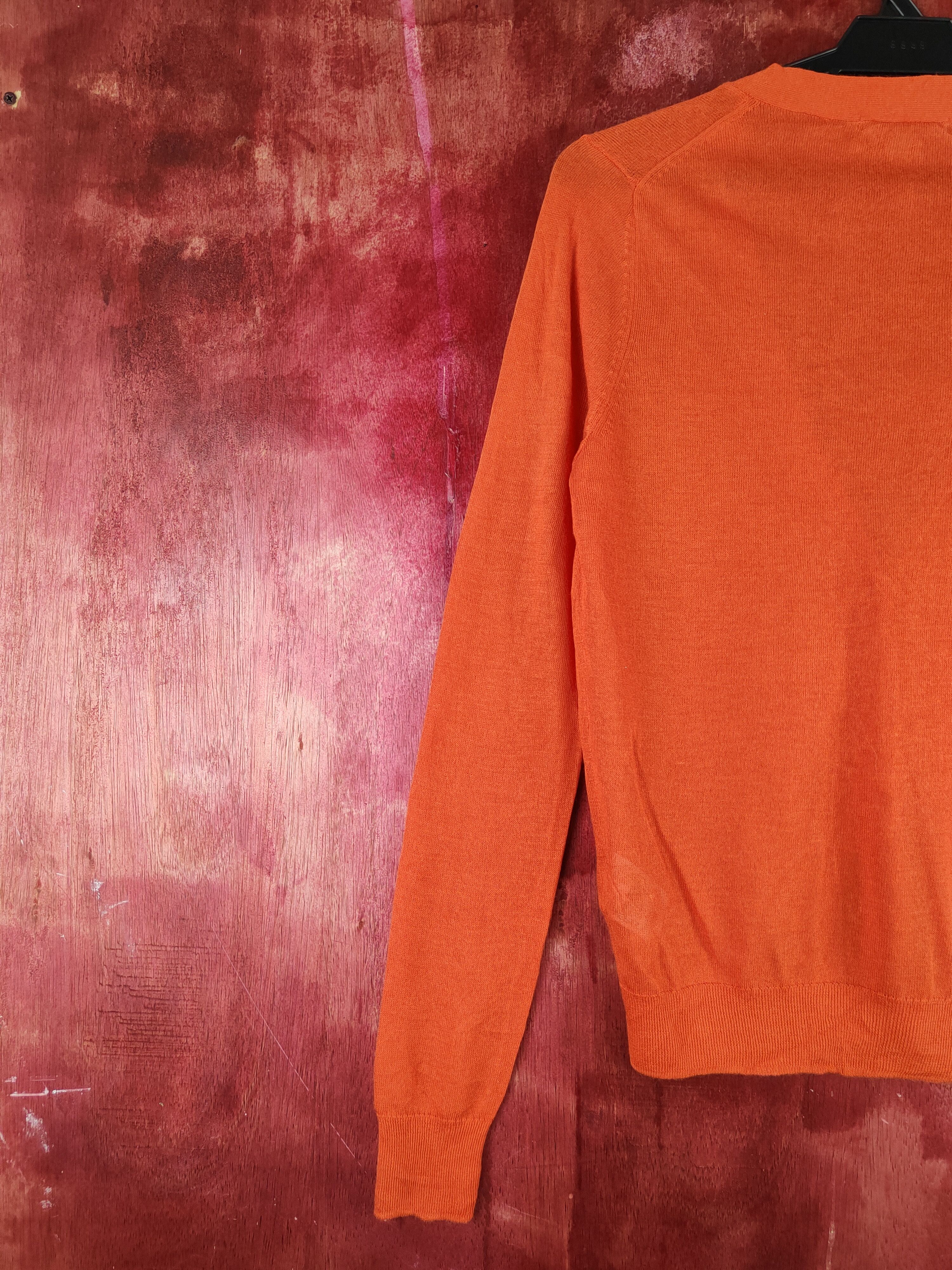 Japanese Brand Uniqlo Dark Orange Knitwear Cardigan #S1136 Size M / US 6-8 / IT 42-44 - 9 Thumbnail