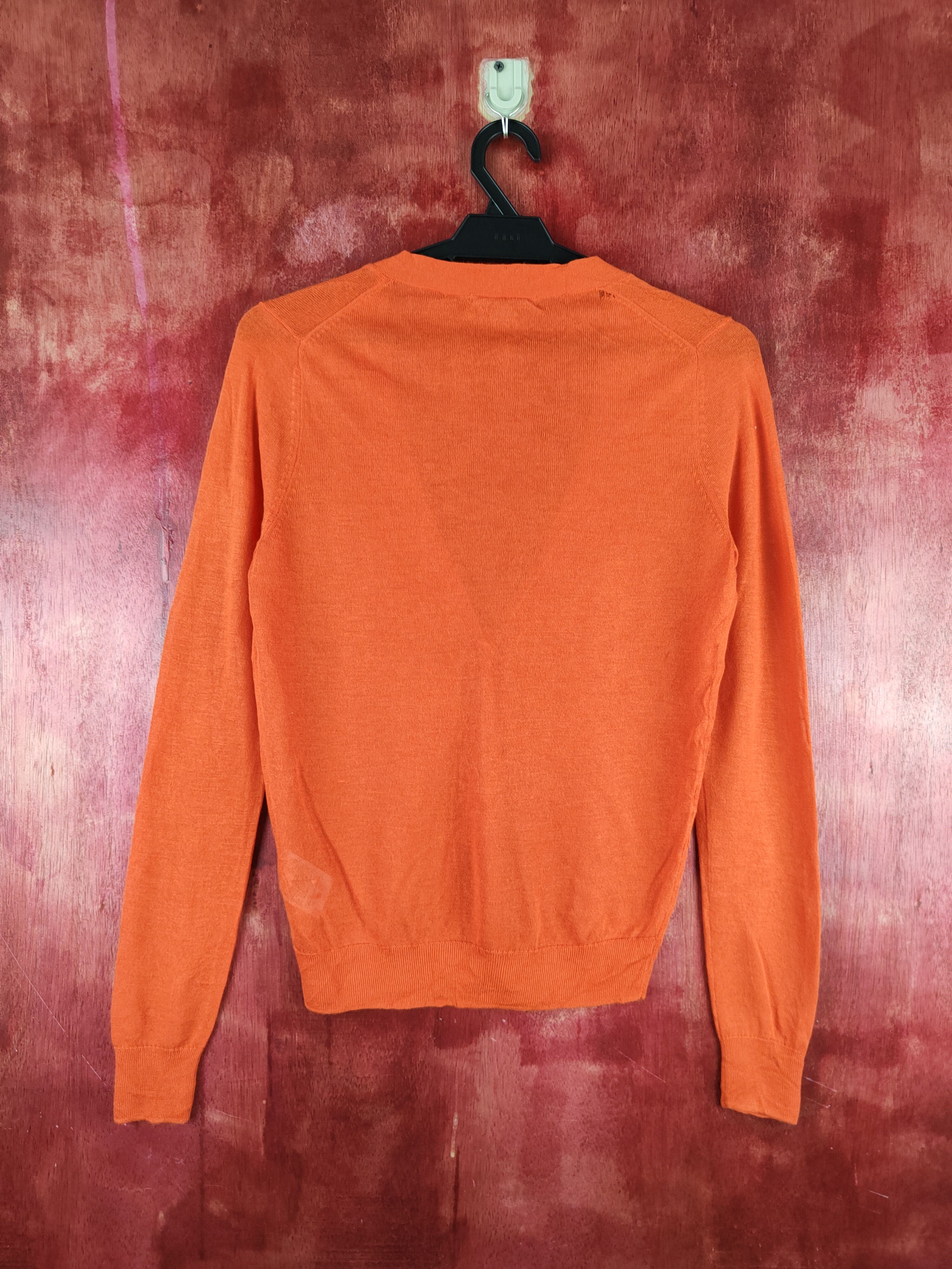 Japanese Brand Uniqlo Dark Orange Knitwear Cardigan #S1136 Size M / US 6-8 / IT 42-44 - 7 Thumbnail