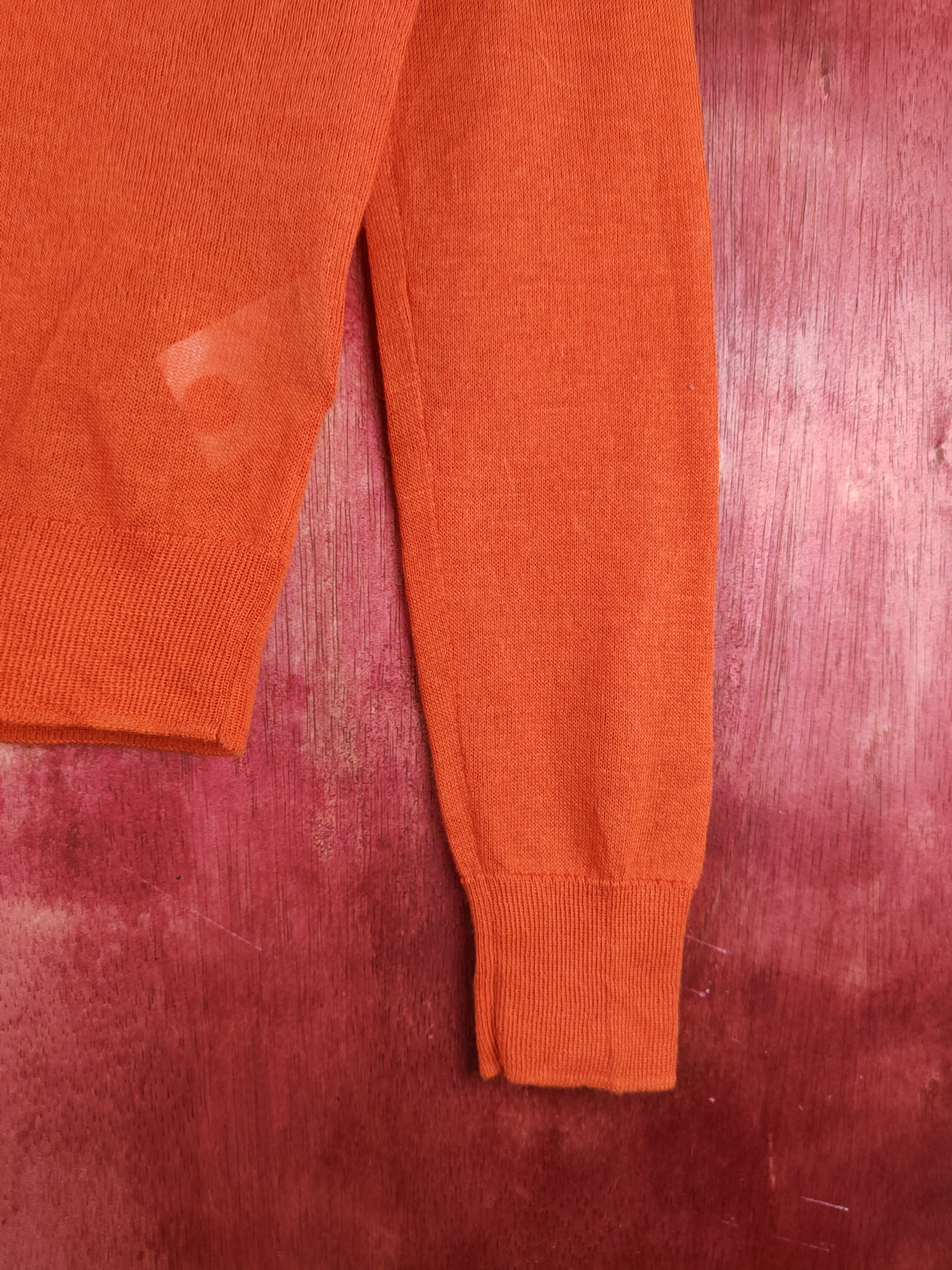 Japanese Brand Uniqlo Dark Orange Knitwear Cardigan #S1136 Size M / US 6-8 / IT 42-44 - 6 Thumbnail