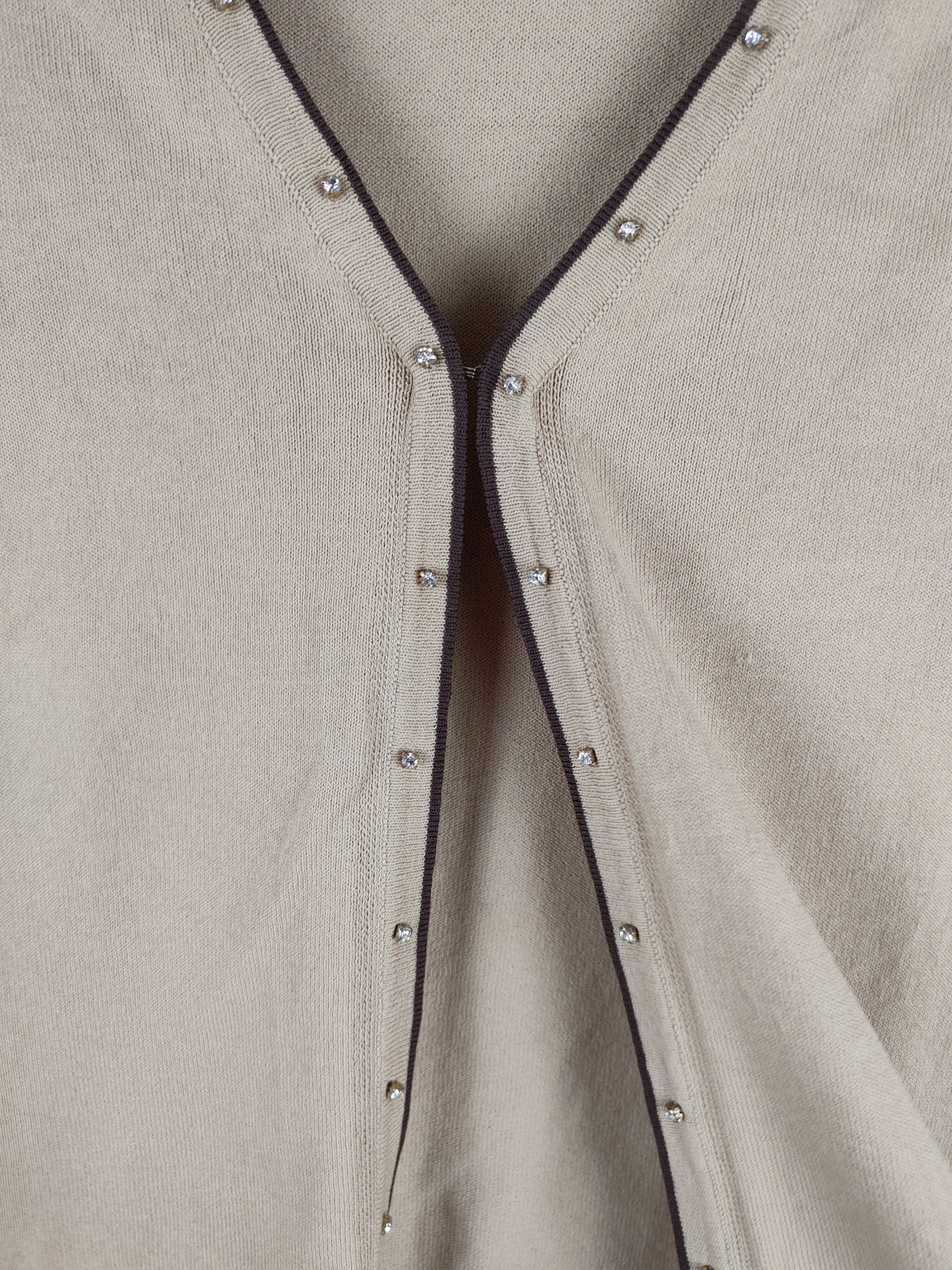 Japanese Brand × Vintage More Plata Brown Knitwear Cardigan #S1137 Size M / US 6-8 / IT 42-44 - 3 Thumbnail
