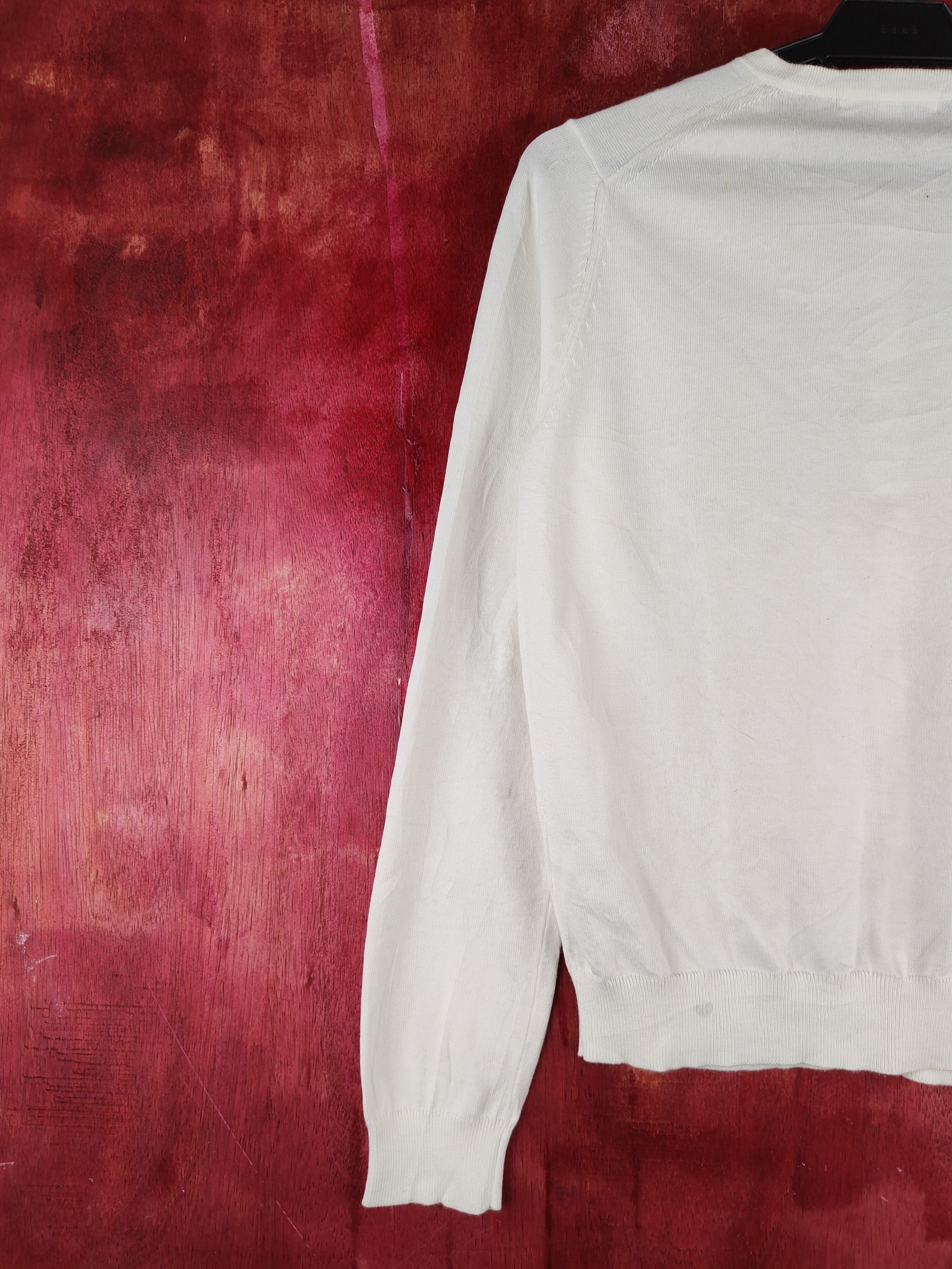 Japanese Brand × Uniqlo Uniqlo vintage Ivory Knitwear Cardigan #S1139 Size S / US 4 / IT 40 - 8 Thumbnail