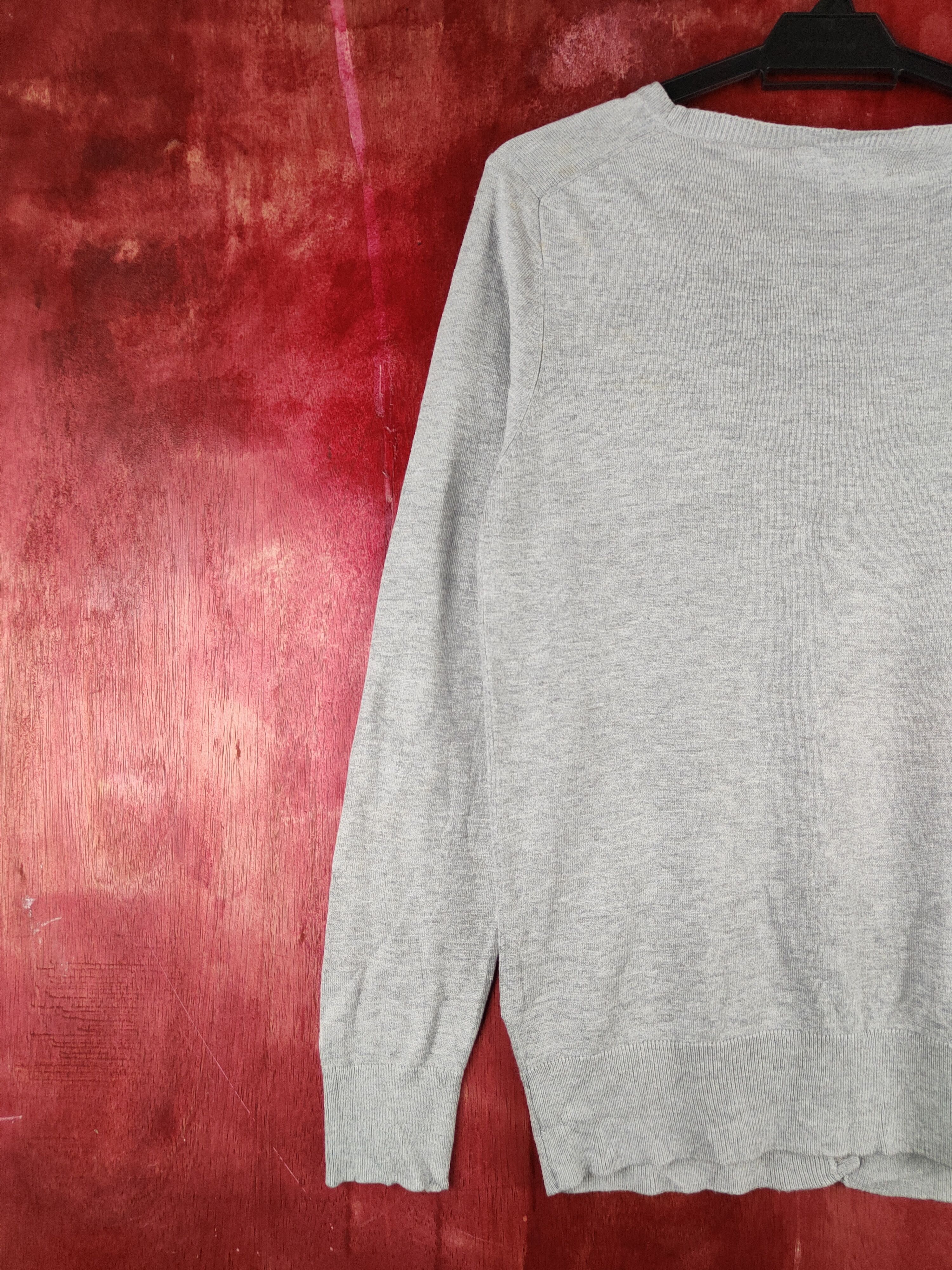 Japanese Brand Theoria Gray Knitwear Cardigan #S1140 Size M / US 6-8 / IT 42-44 - 8 Thumbnail