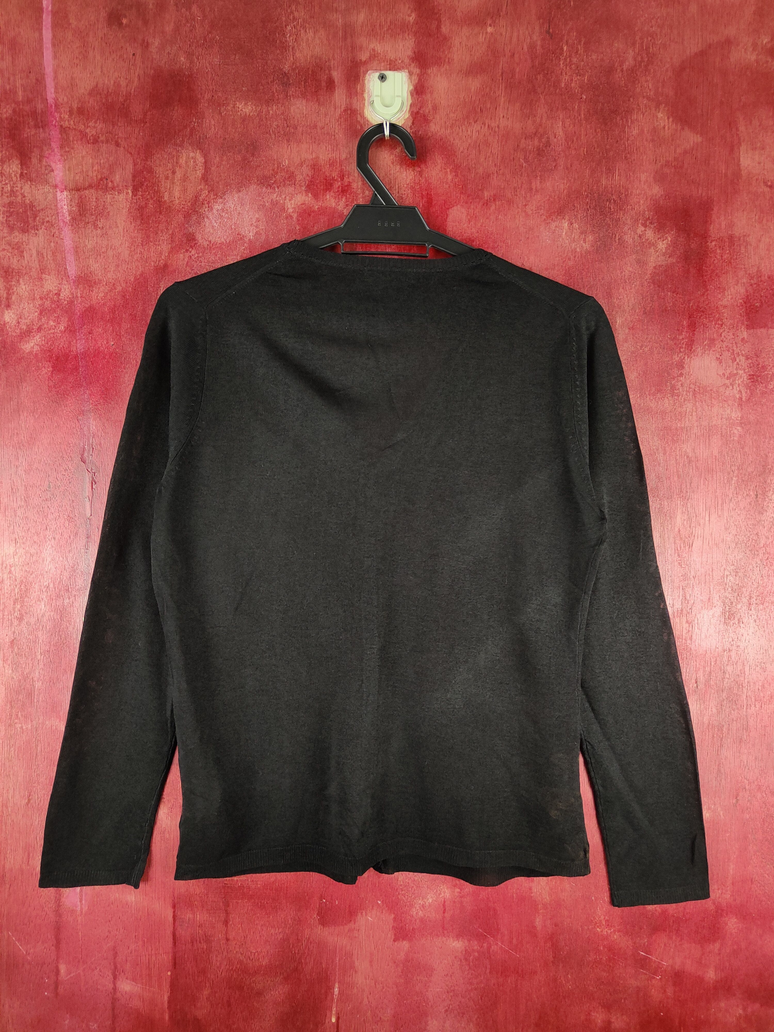 Japanese Brand Japanese Brand Black Crochet Meshnet Knit Cardigan #S1141 Size S / US 4 / IT 40 - 8 Thumbnail