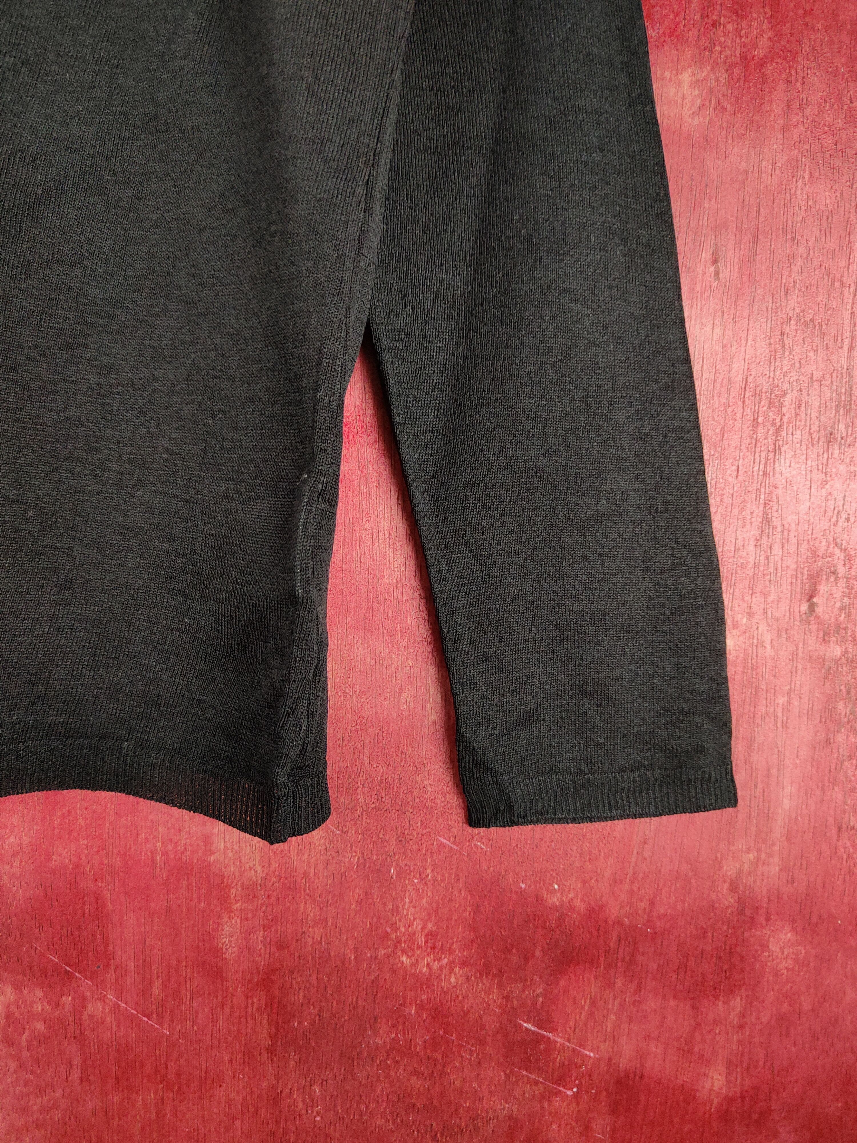 Japanese Brand Japanese Brand Black Crochet Meshnet Knit Cardigan #S1141 Size S / US 4 / IT 40 - 7 Thumbnail