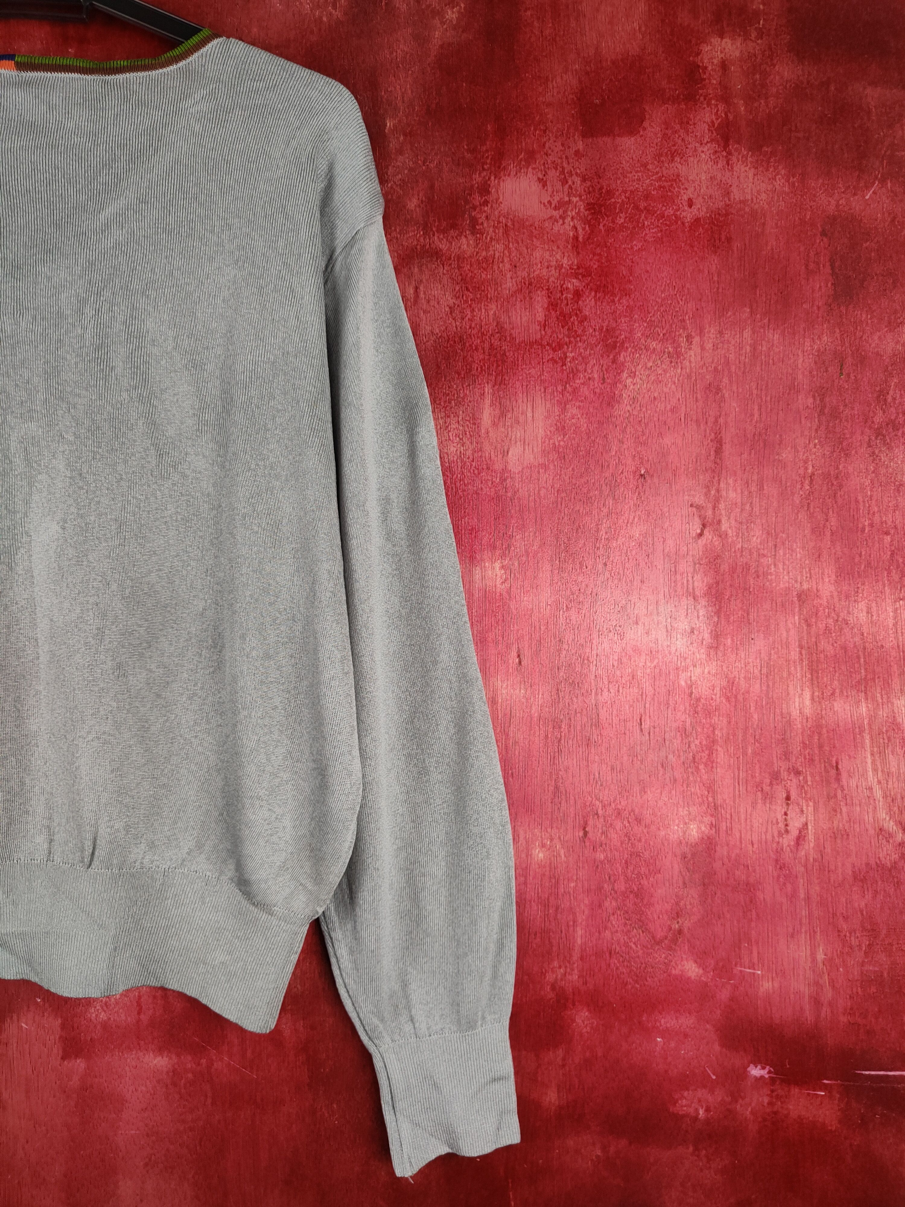 Japanese Brand Japanese Brand Gray Crochet Meshnet Knit Sweatshirt #S1142 Size L / US 10 / IT 46 - 9 Thumbnail