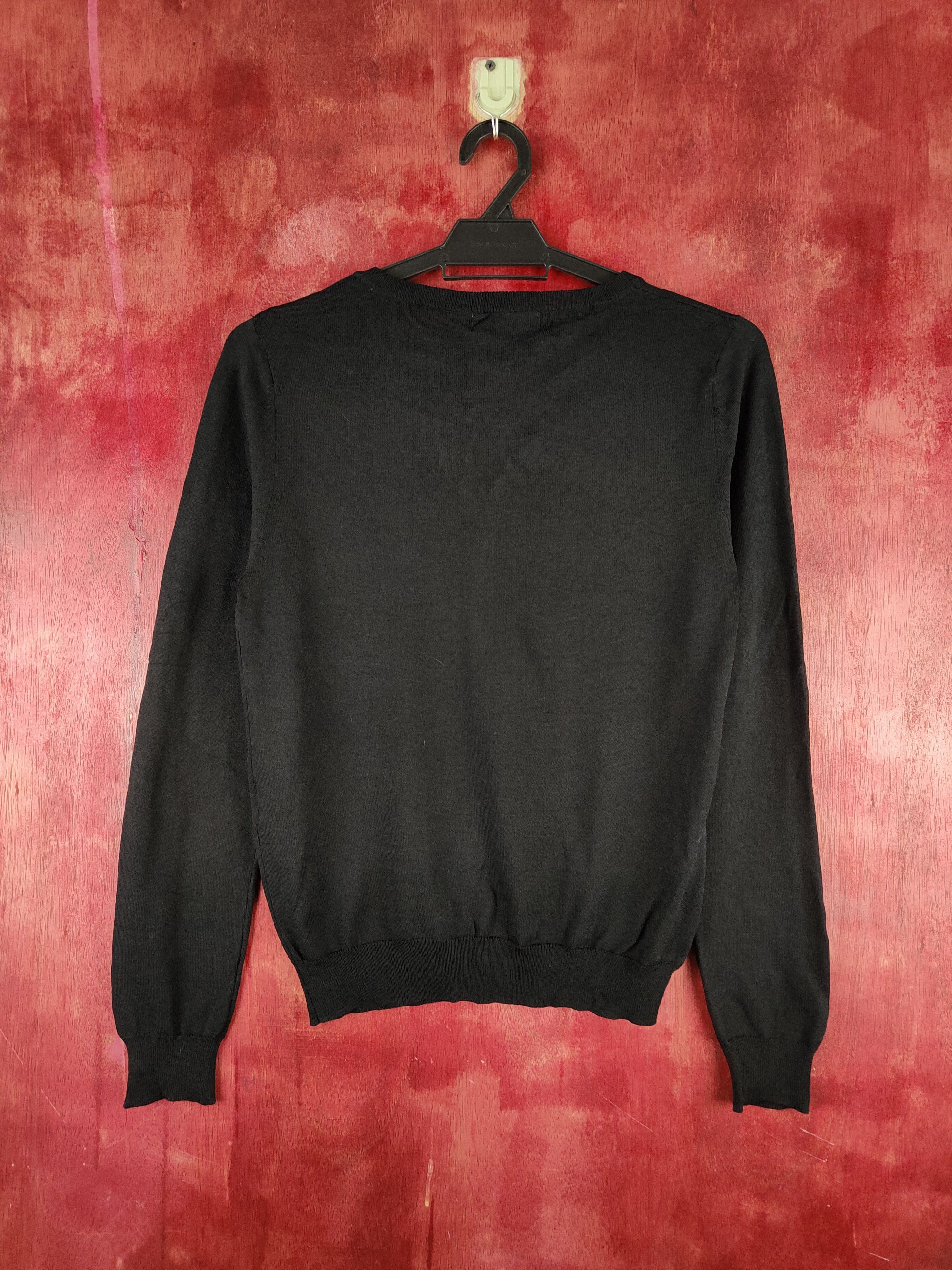 Japanese Brand Healthy Karen Black Knitwear Cardigan #S1143 Size S / US 4 / IT 40 - 7 Thumbnail