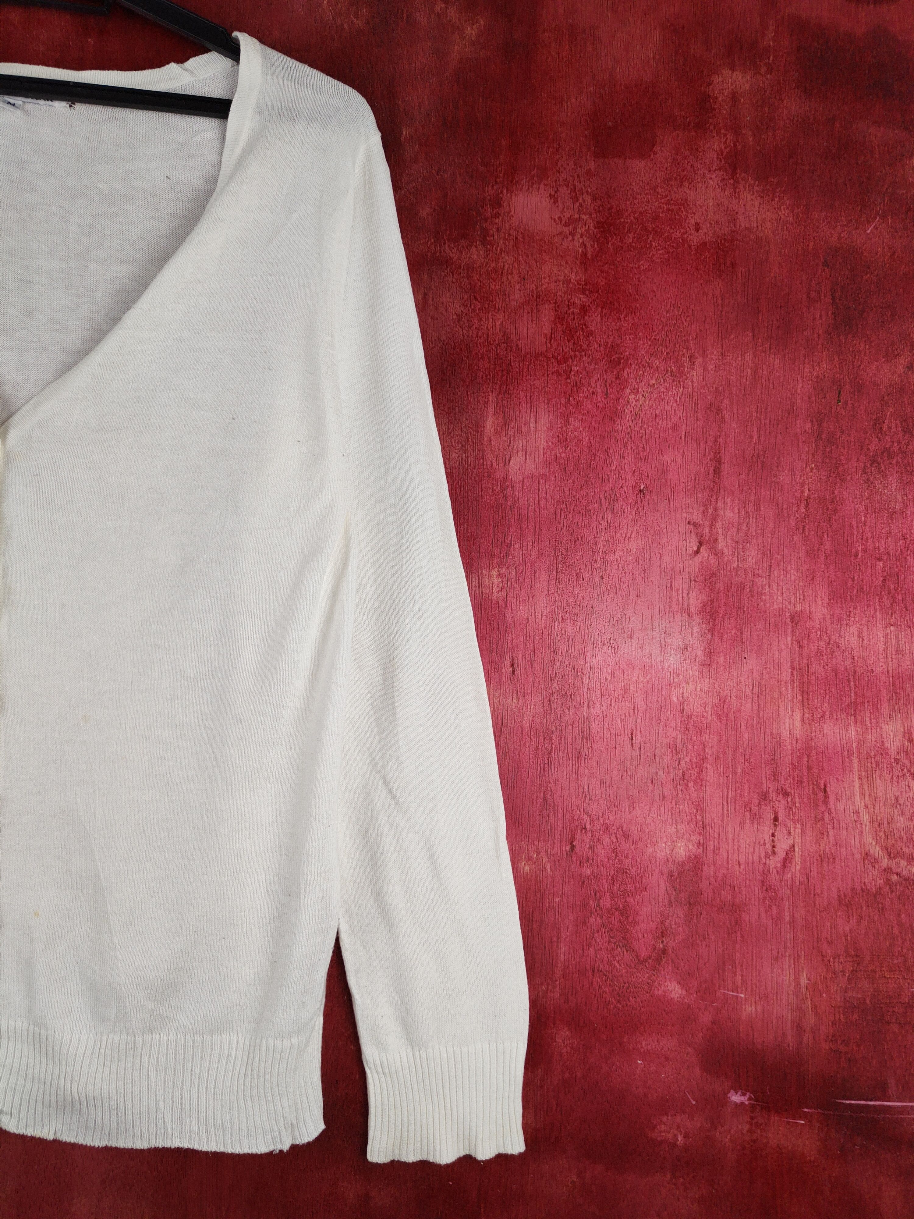 Japanese Brand × Vintage Uue Chose Fuoorite Ivory Knitwear Cardigan #S1144 Size M / US 6-8 / IT 42-44 - 6 Thumbnail
