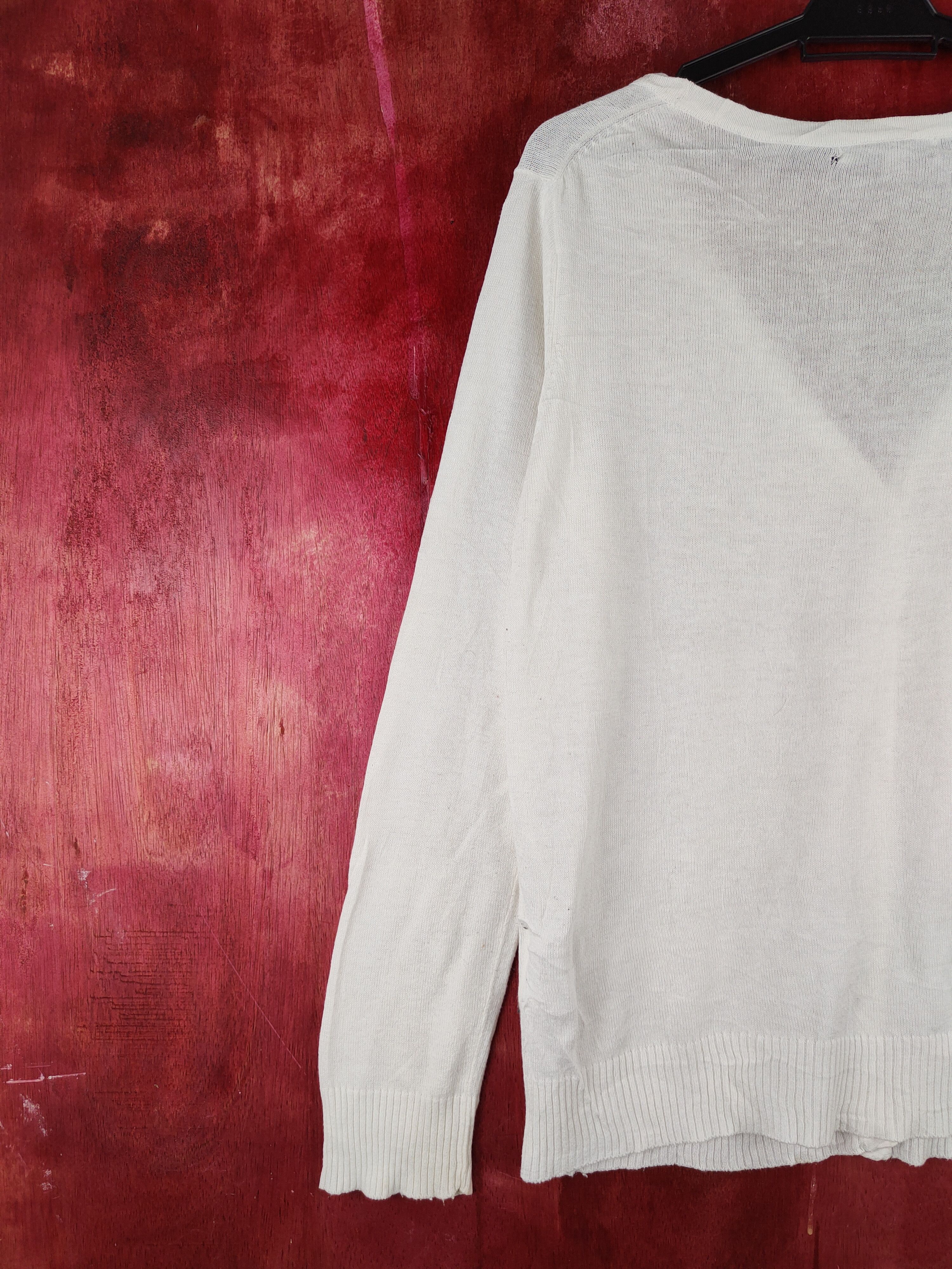 Japanese Brand × Vintage Uue Chose Fuoorite Ivory Knitwear Cardigan #S1144 Size M / US 6-8 / IT 42-44 - 10 Thumbnail