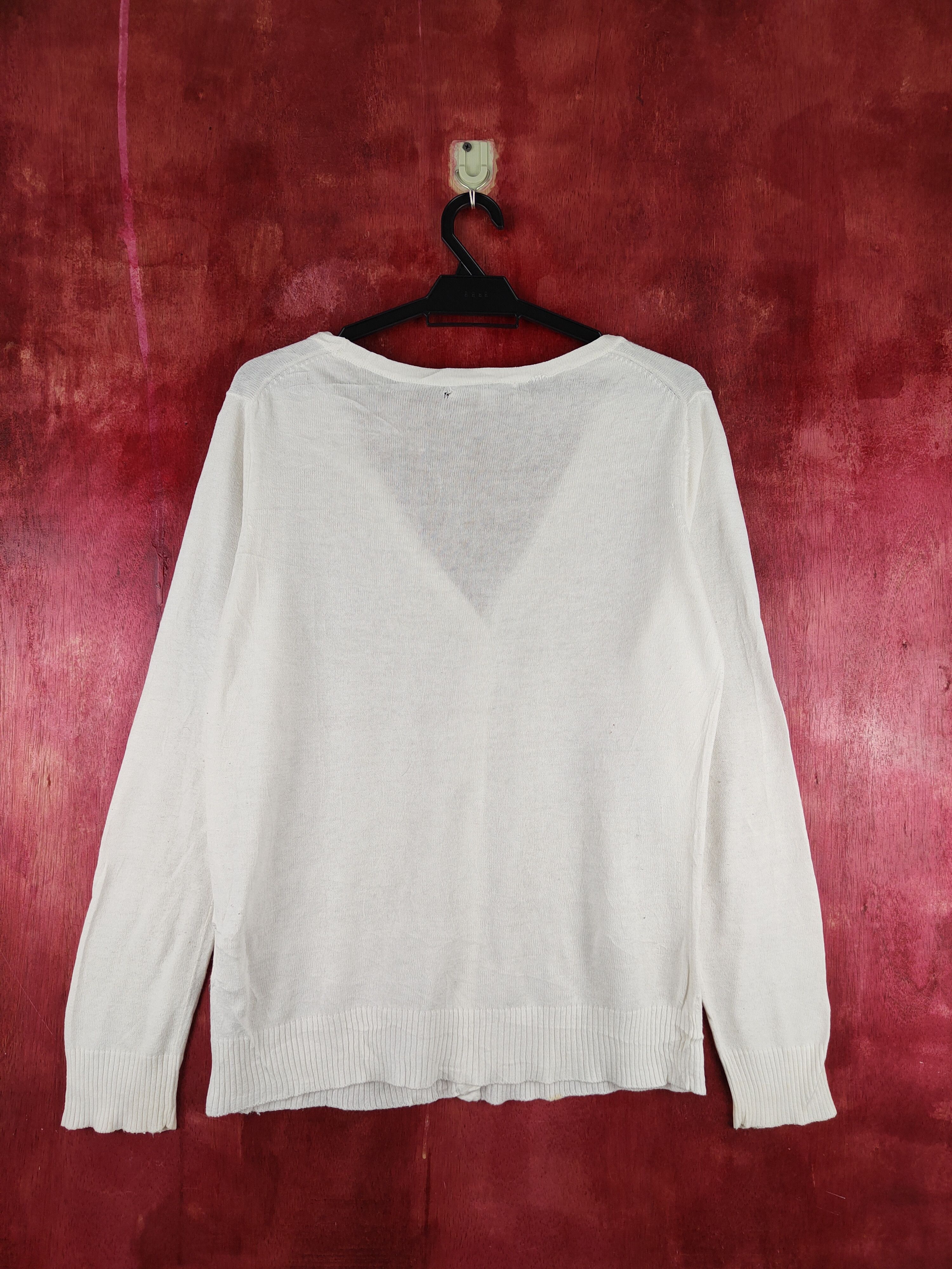 Japanese Brand × Vintage Uue Chose Fuoorite Ivory Knitwear Cardigan #S1144 Size M / US 6-8 / IT 42-44 - 8 Thumbnail