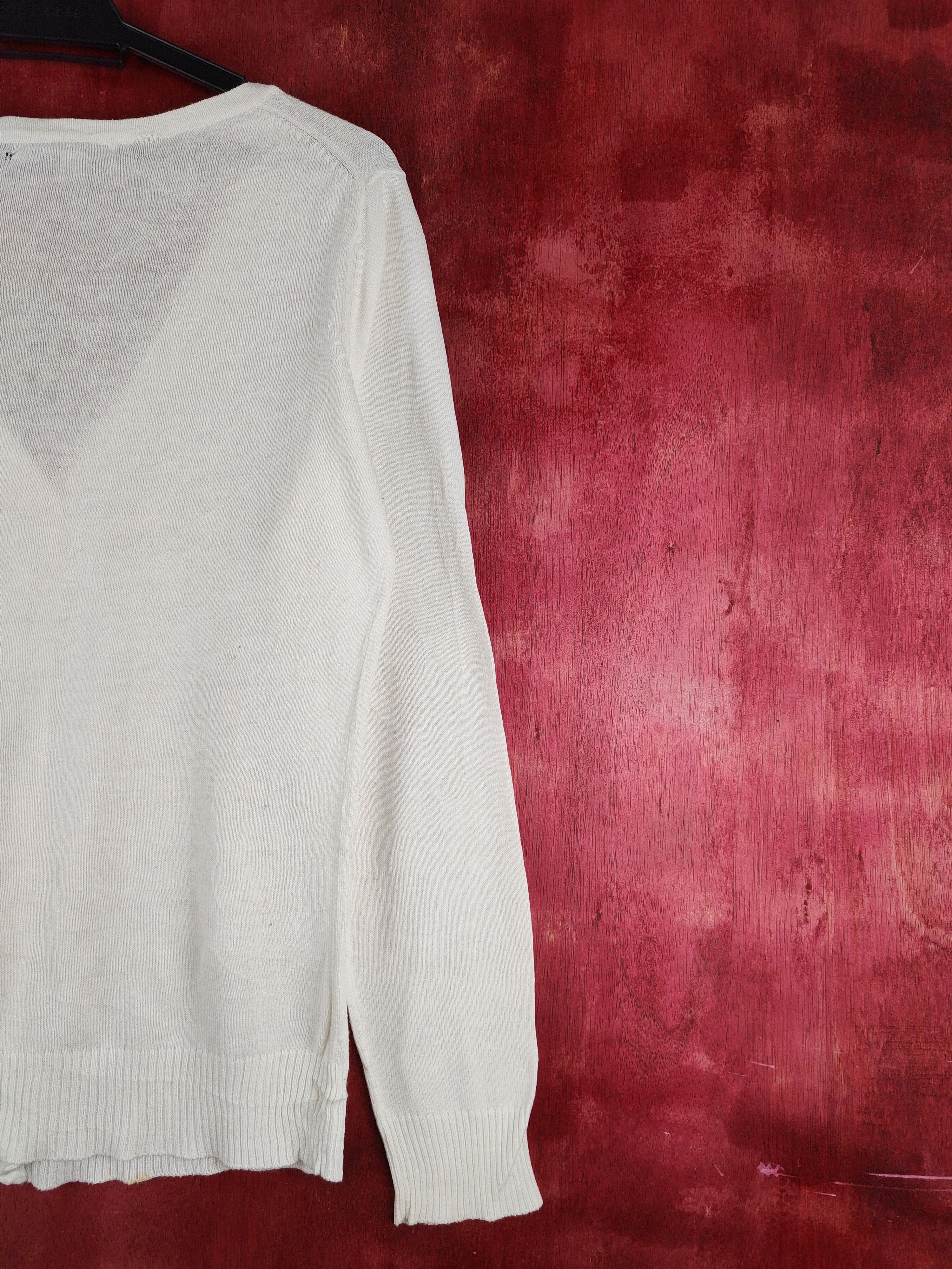 Japanese Brand × Vintage Uue Chose Fuoorite Ivory Knitwear Cardigan #S1144 Size M / US 6-8 / IT 42-44 - 11 Thumbnail