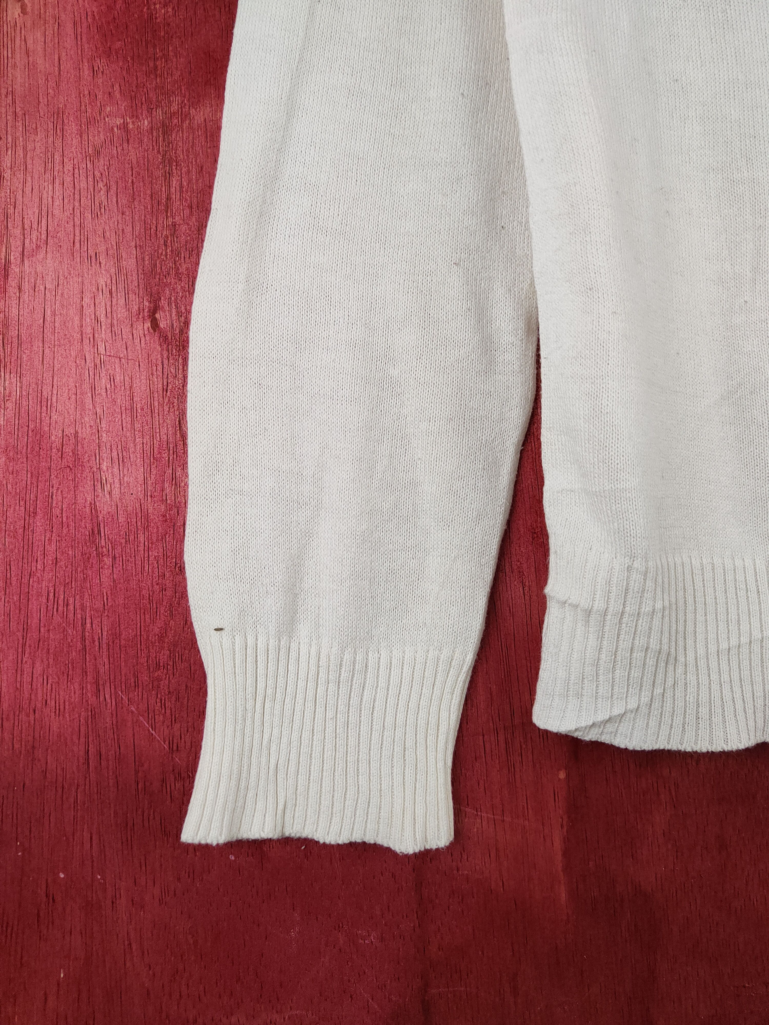Japanese Brand × Vintage Uue Chose Fuoorite Ivory Knitwear Cardigan #S1144 Size M / US 6-8 / IT 42-44 - 5 Thumbnail