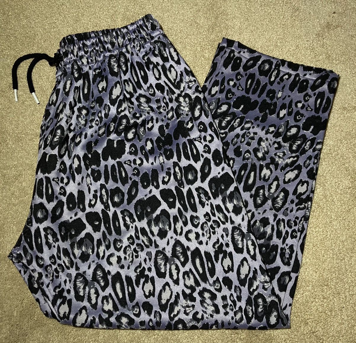 SS19 99%IS Leopard Purple Print Spot Sweats Cheetah 2019