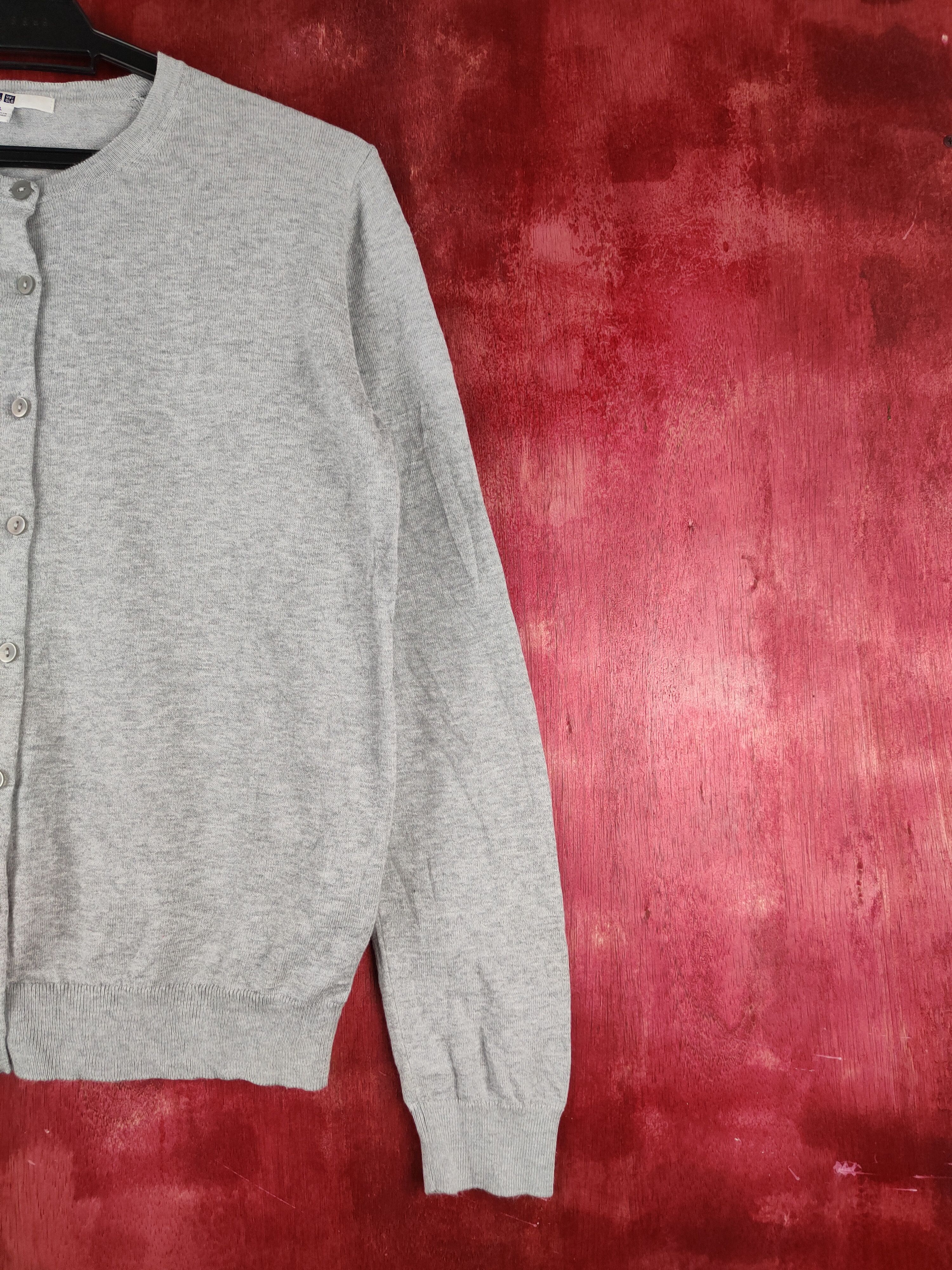 Japanese Brand × Uniqlo Uniqlo Gray Knitwear Cardigan #S1148 Size M / US 6-8 / IT 42-44 - 5 Thumbnail
