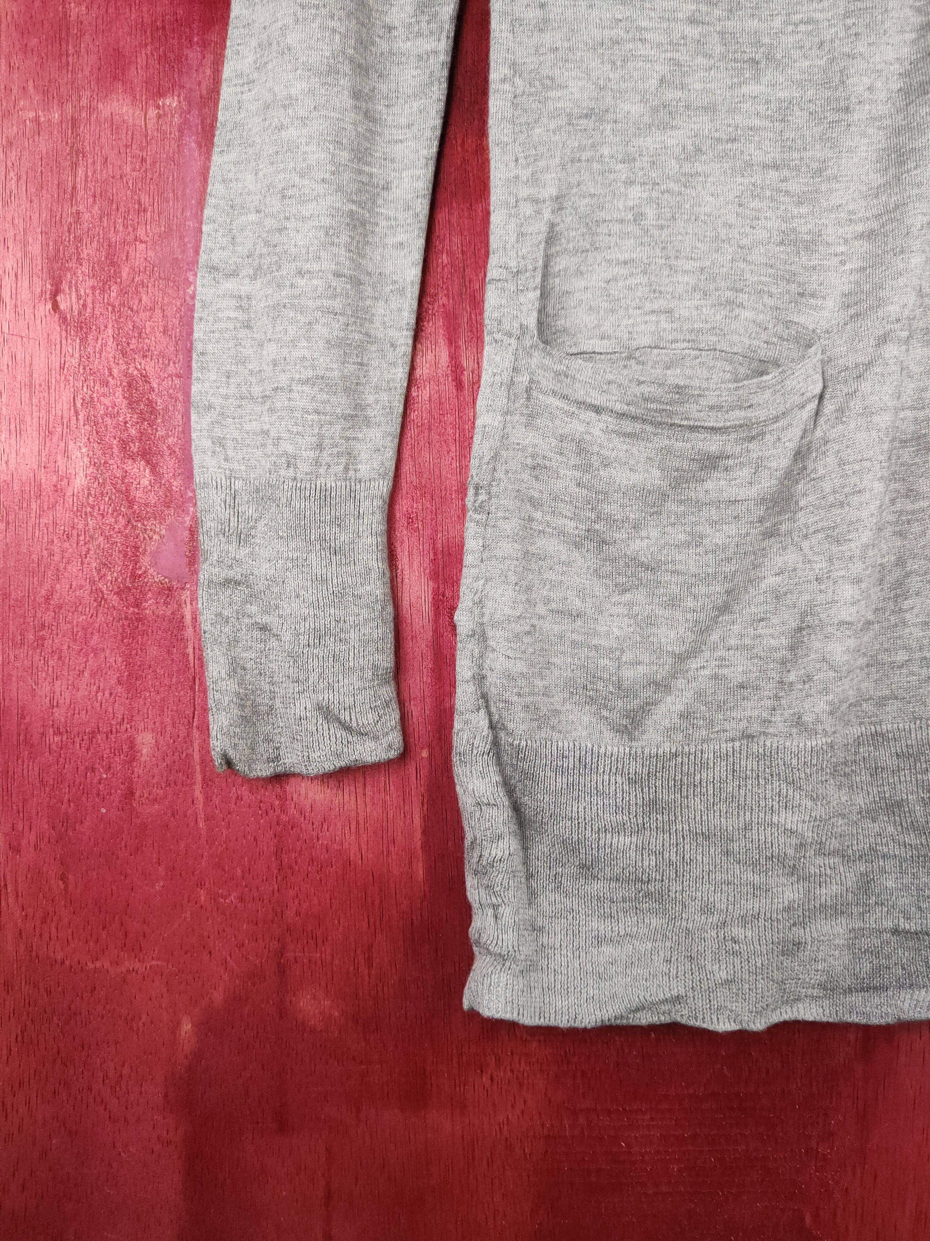 Japanese Brand Atelier Six Gray Knitwear Cardigan #S1150 Size S / US 4 / IT 40 - 4 Thumbnail