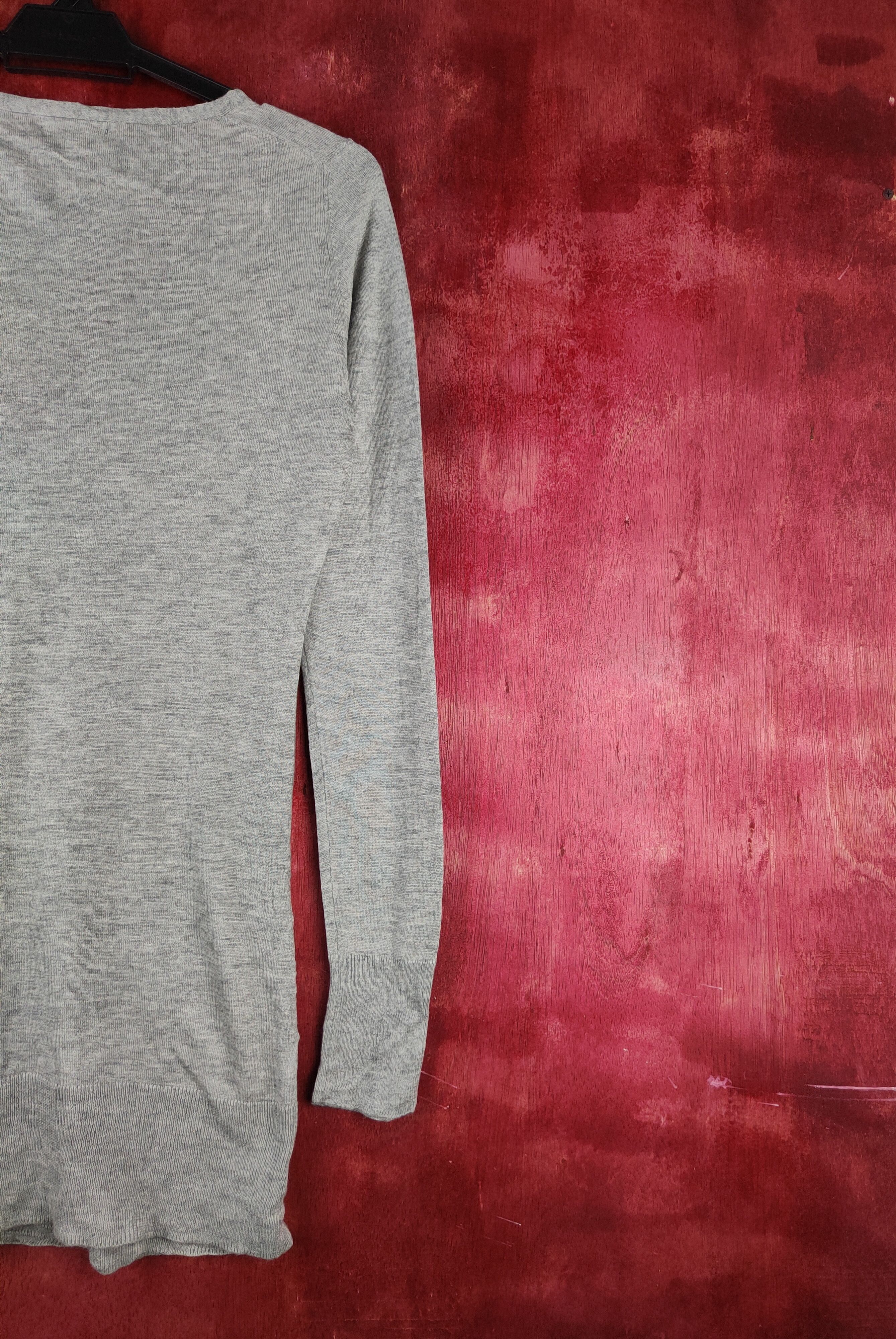 Japanese Brand Atelier Six Gray Knitwear Cardigan #S1150 Size S / US 4 / IT 40 - 10 Thumbnail
